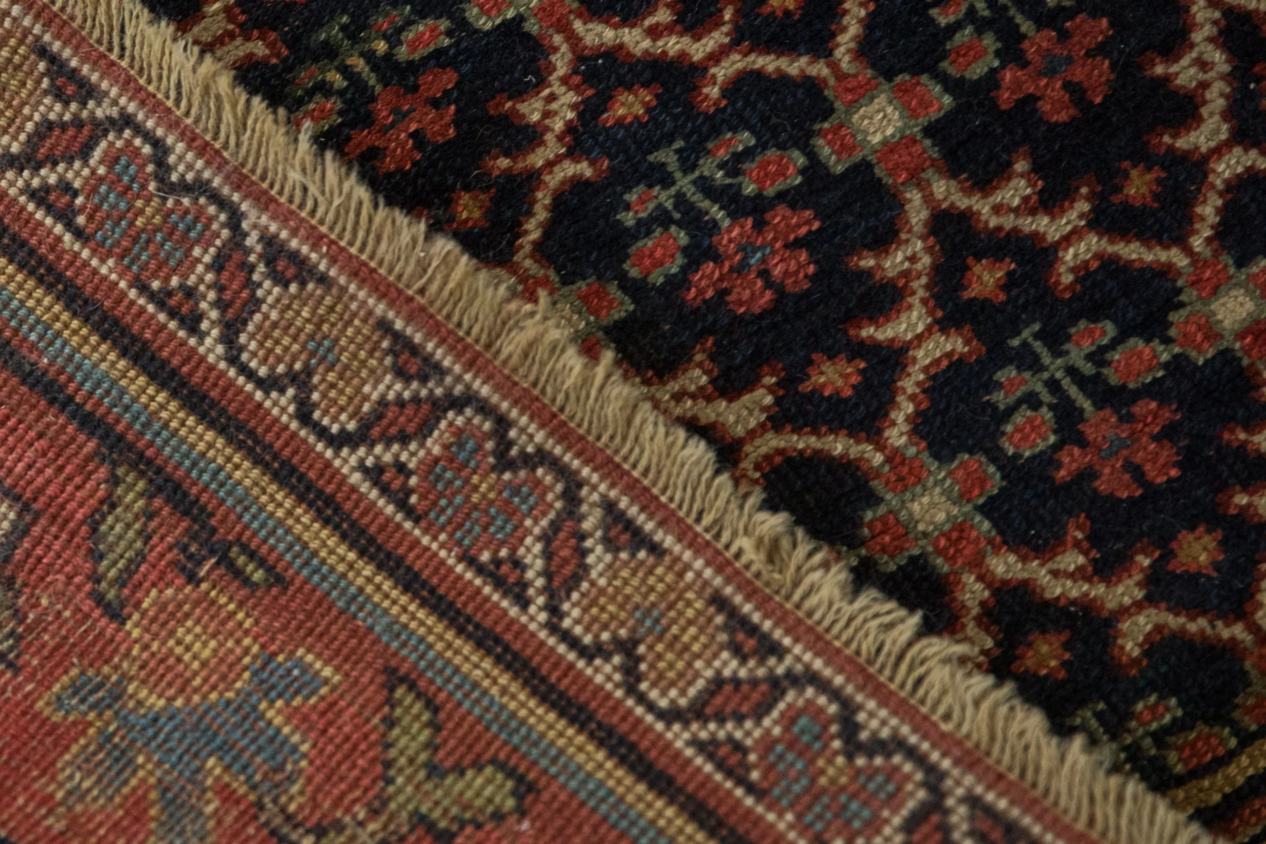 3.5x15 Antique Bijar Rug Runner - Image 12