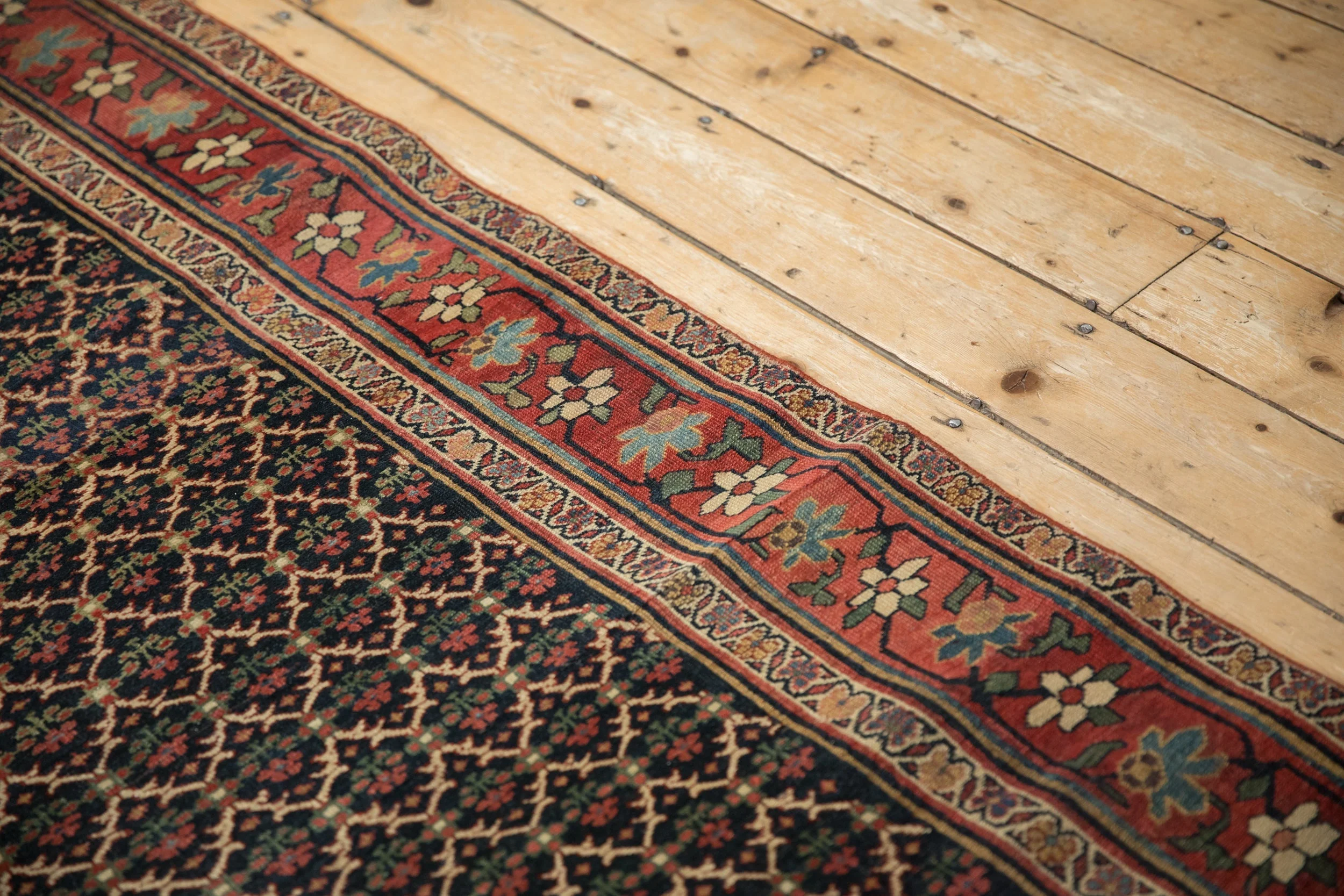 3.5x15 Antique Bijar Rug Runner - Image 13