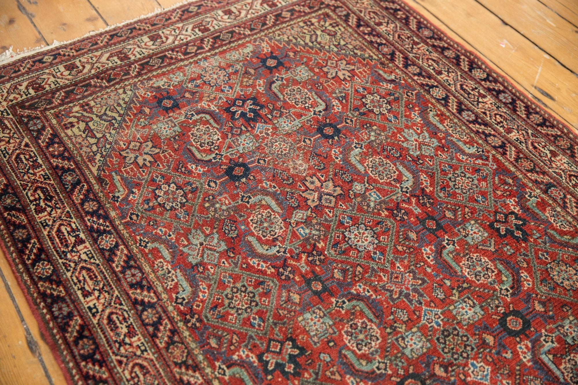 3.5x15 Antique Malayer Rug Runner - Image 4