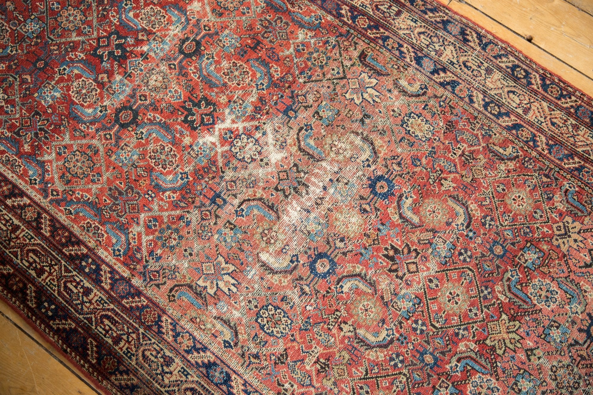 3.5x15 Antique Malayer Rug Runner - Image 6