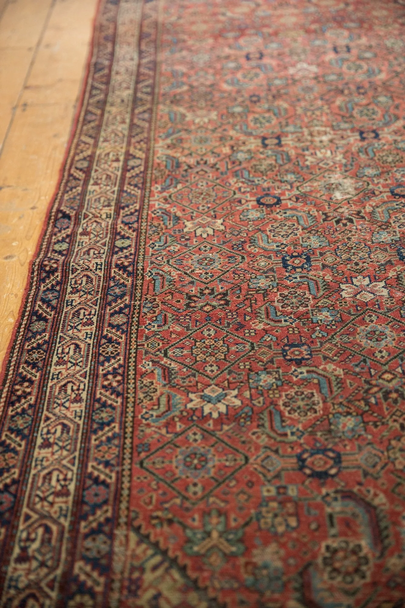 3.5x15 Antique Malayer Rug Runner - Image 8