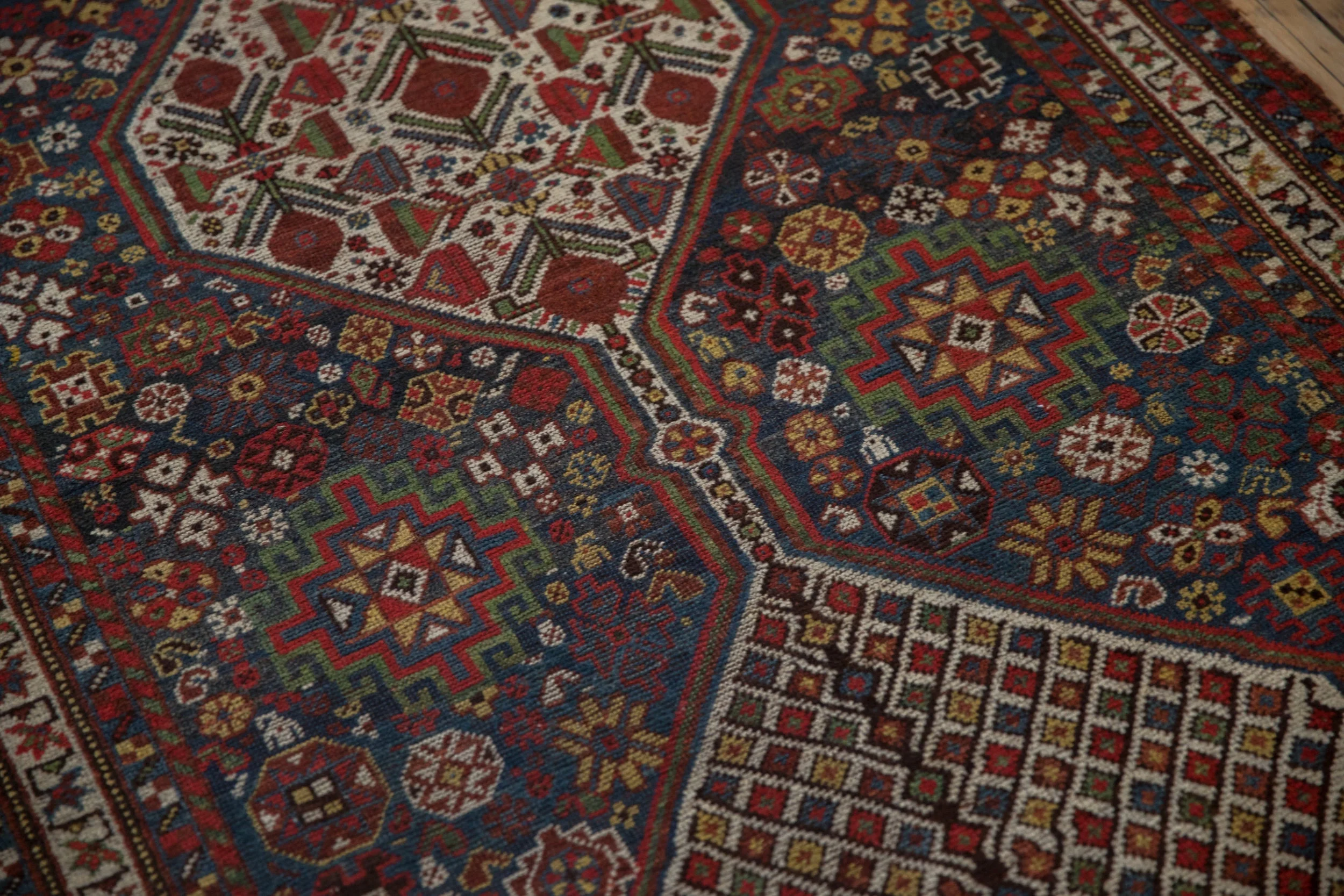 3.5x15 Antique Qashqai Rug Runner - Image 14