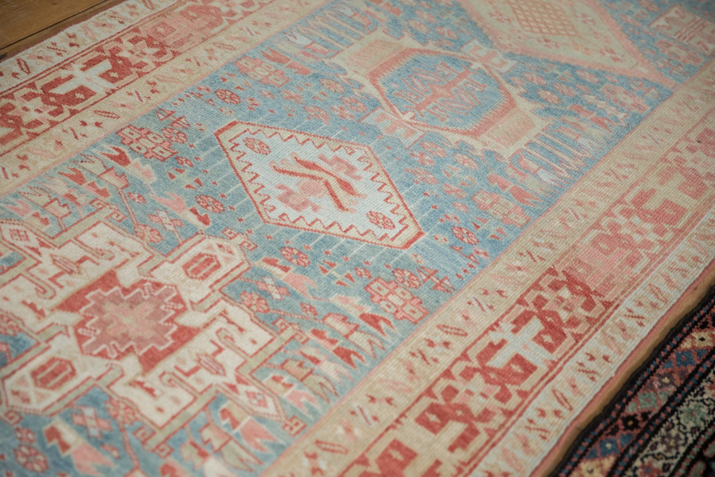 3.5x15 Vintage Distressed Karaja Rug Runner - Image 10