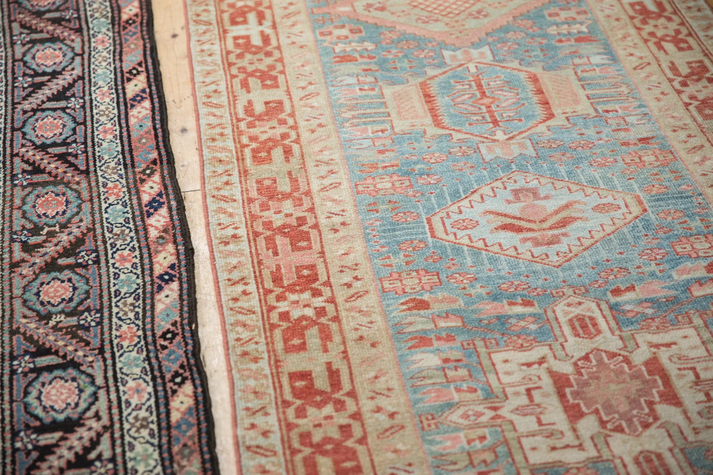 3.5x15 Vintage Distressed Karaja Rug Runner - Image 16