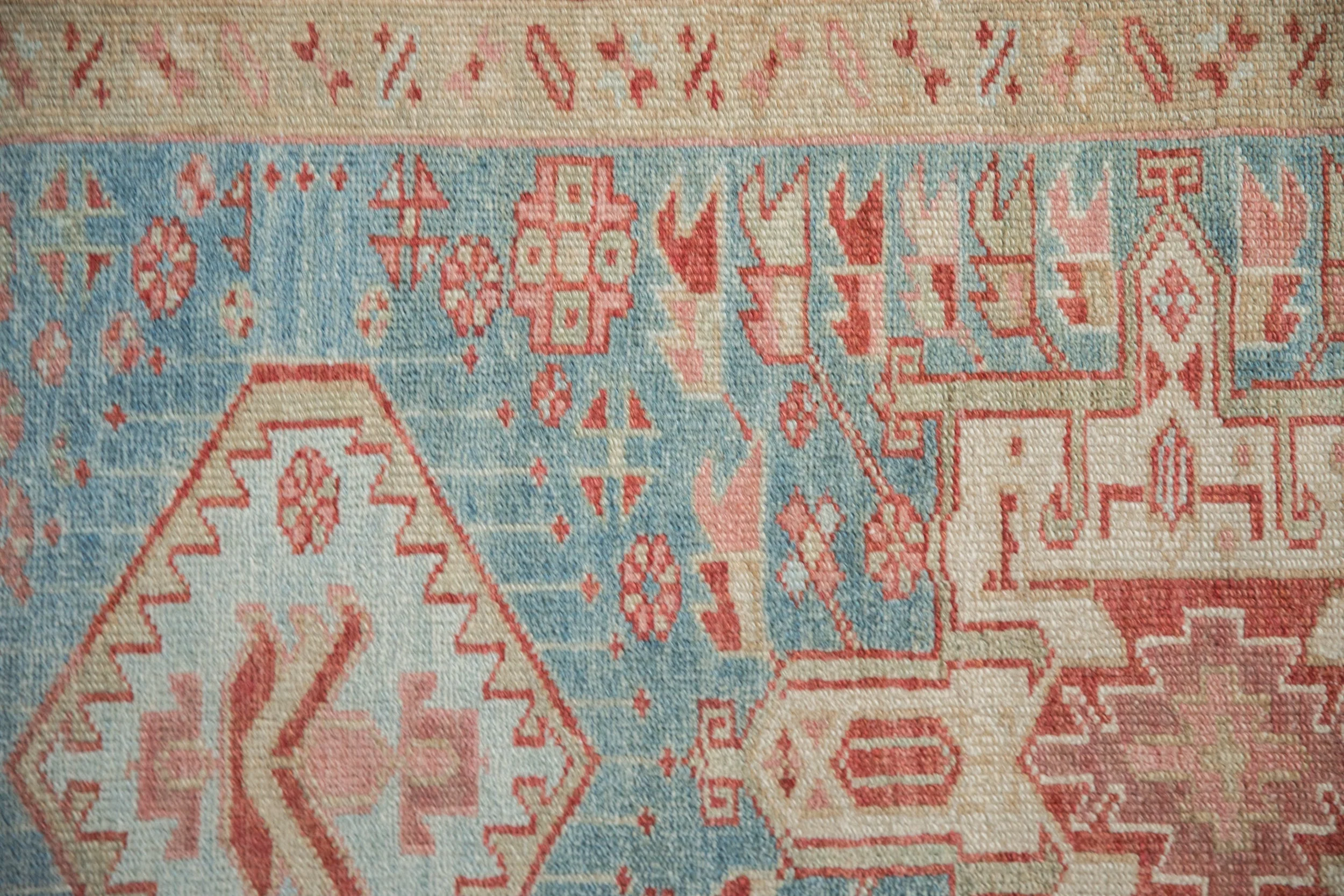 3.5x15 Vintage Distressed Karaja Rug Runner - Image 3