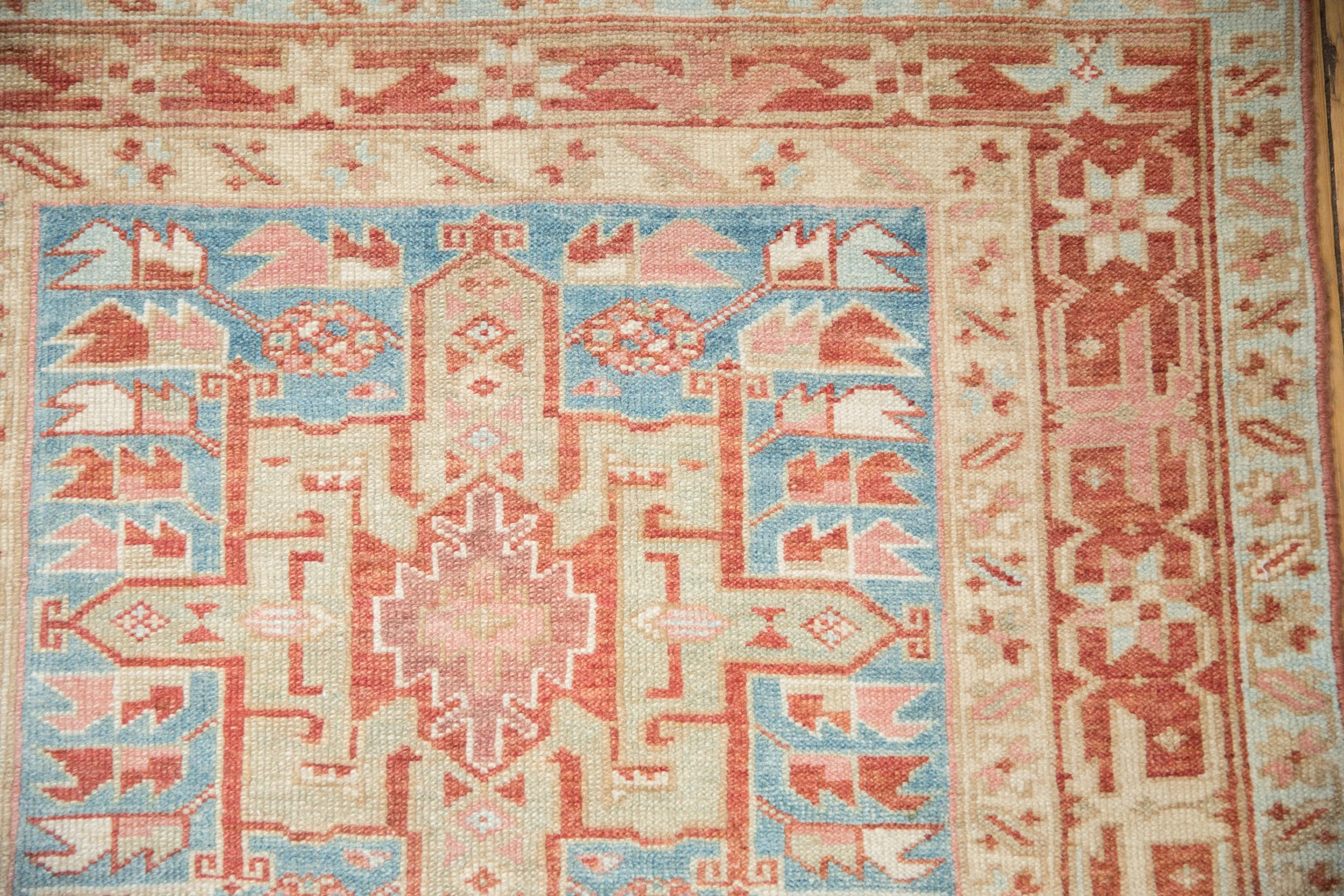 3.5x15 Vintage Distressed Karaja Rug Runner - Image 5