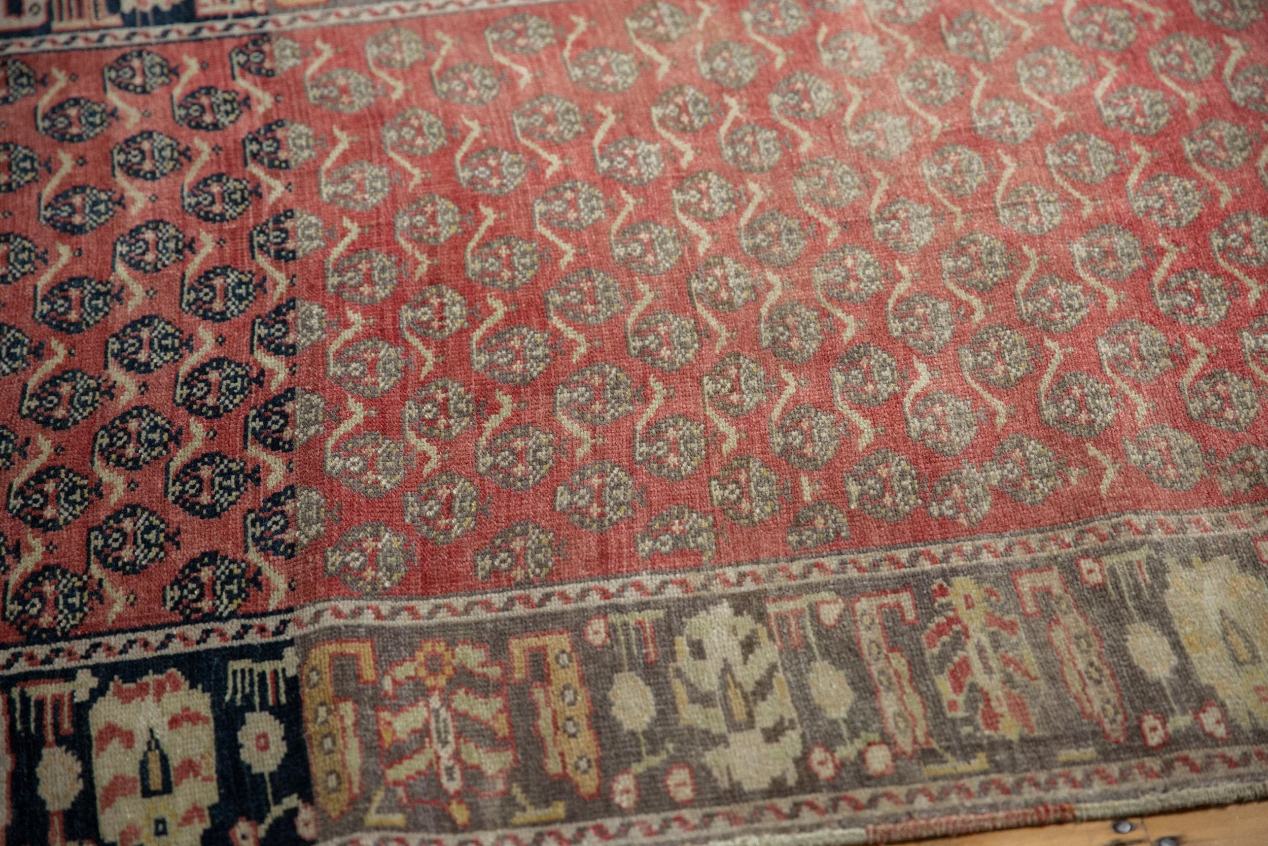 3.5x15 Vintage Distressed Oushak Rug Runner - Image 11