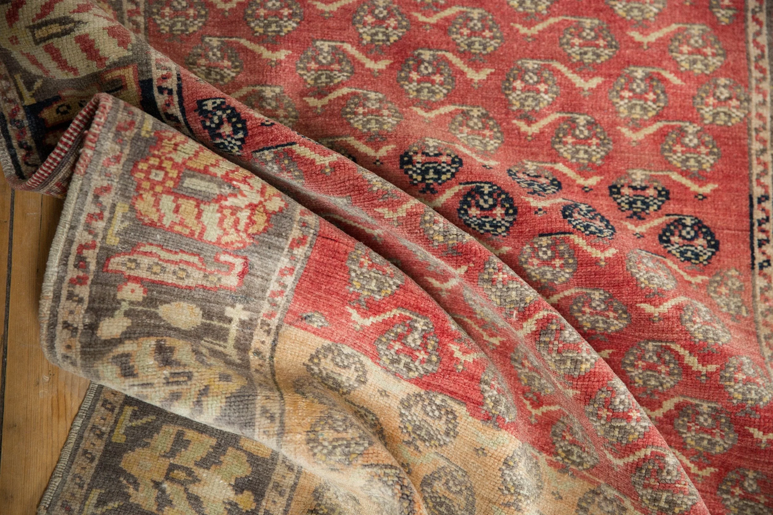 3.5x15 Vintage Distressed Oushak Rug Runner - Image 8