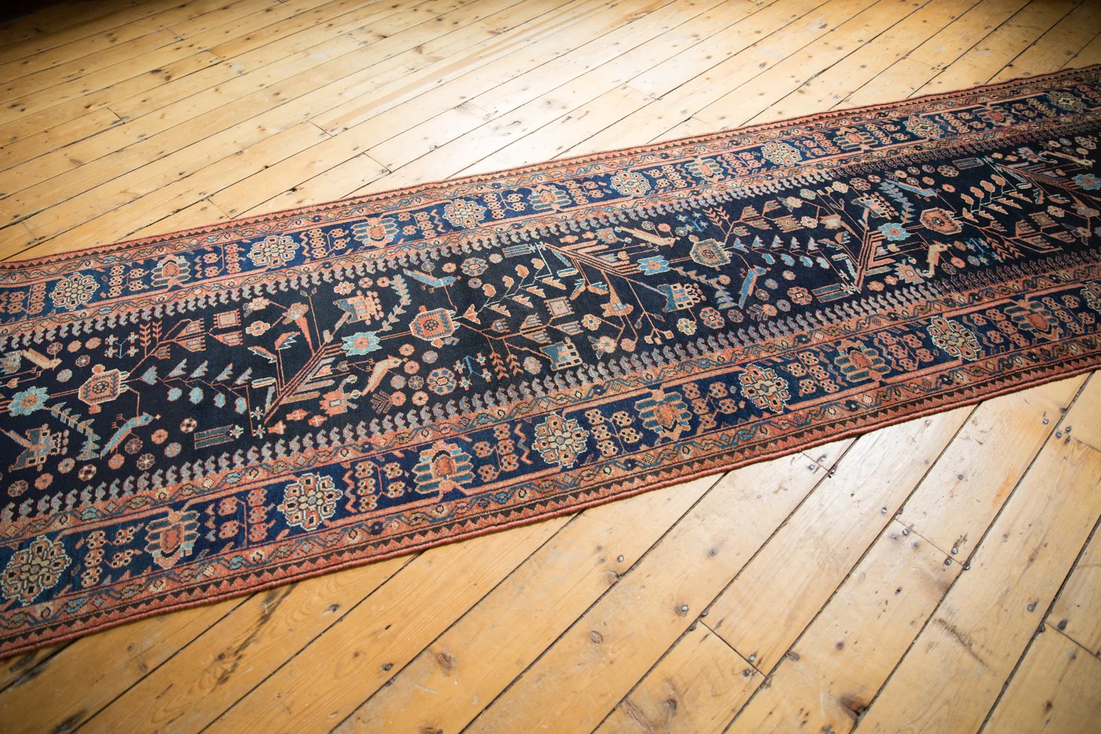 3.5x15 Vintage Mehreban Rug Runner - Image 13
