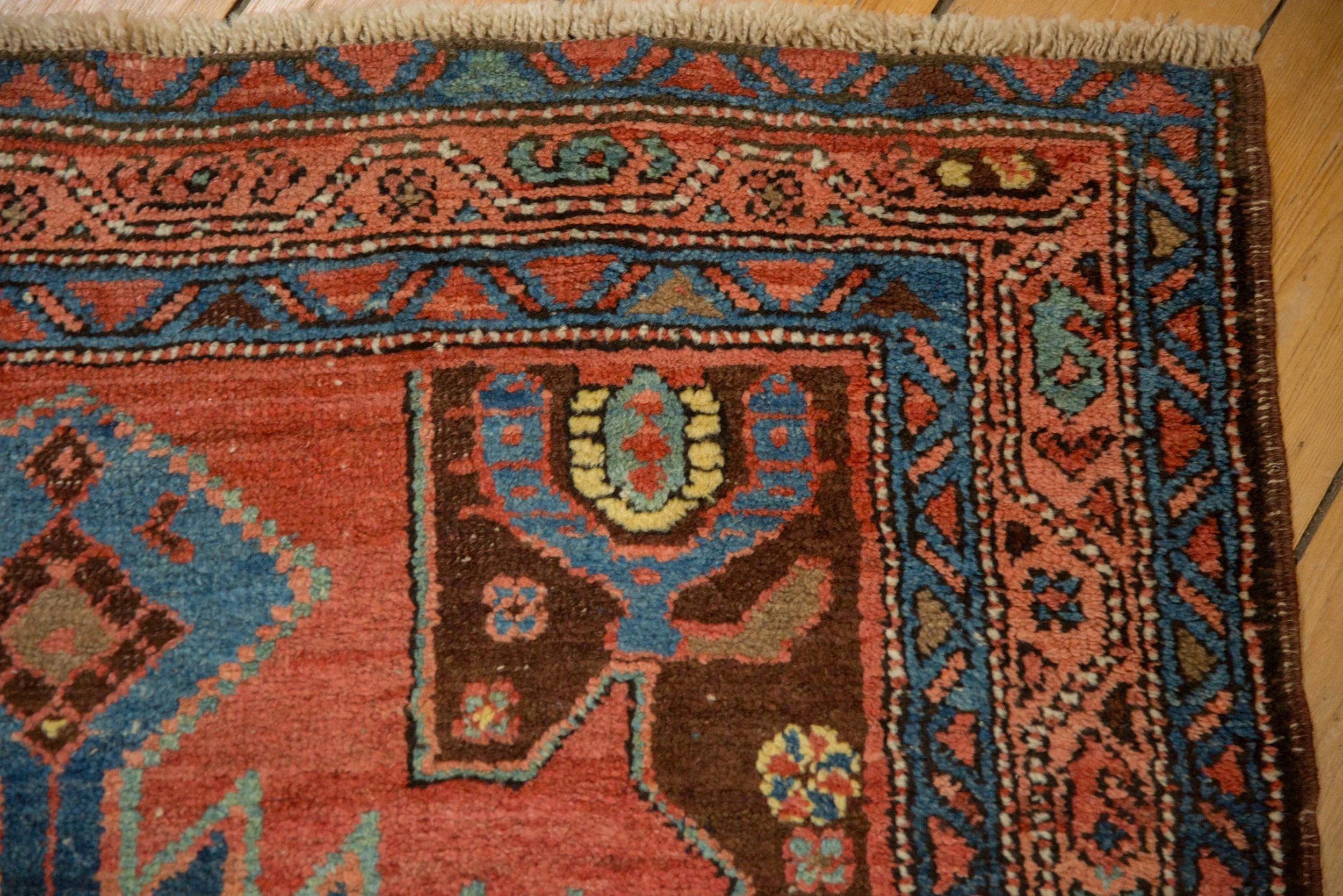 3.5x16.5 Antique Heriz Rug Runner - Image 3