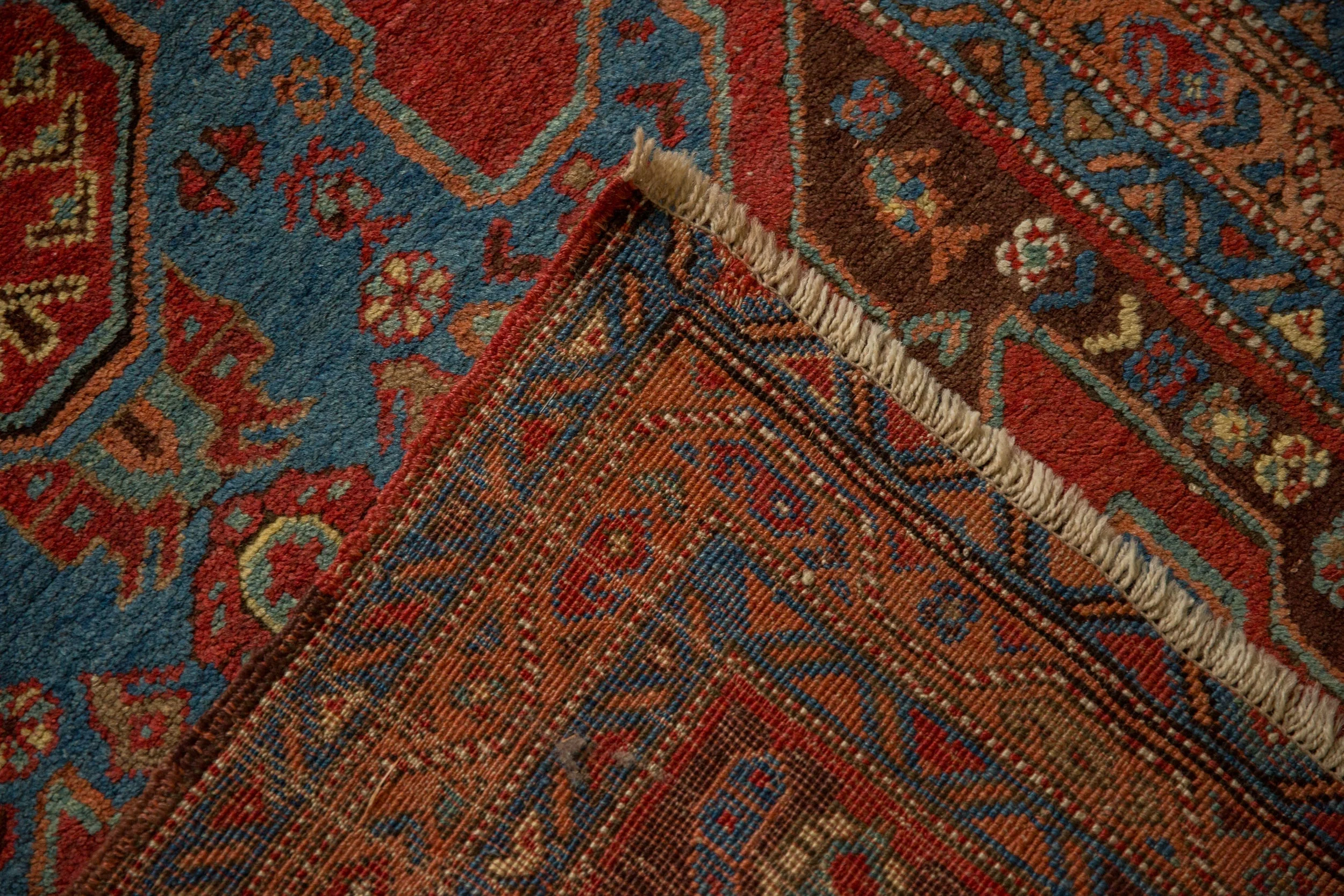 3.5x16.5 Antique Heriz Rug Runner - Image 8