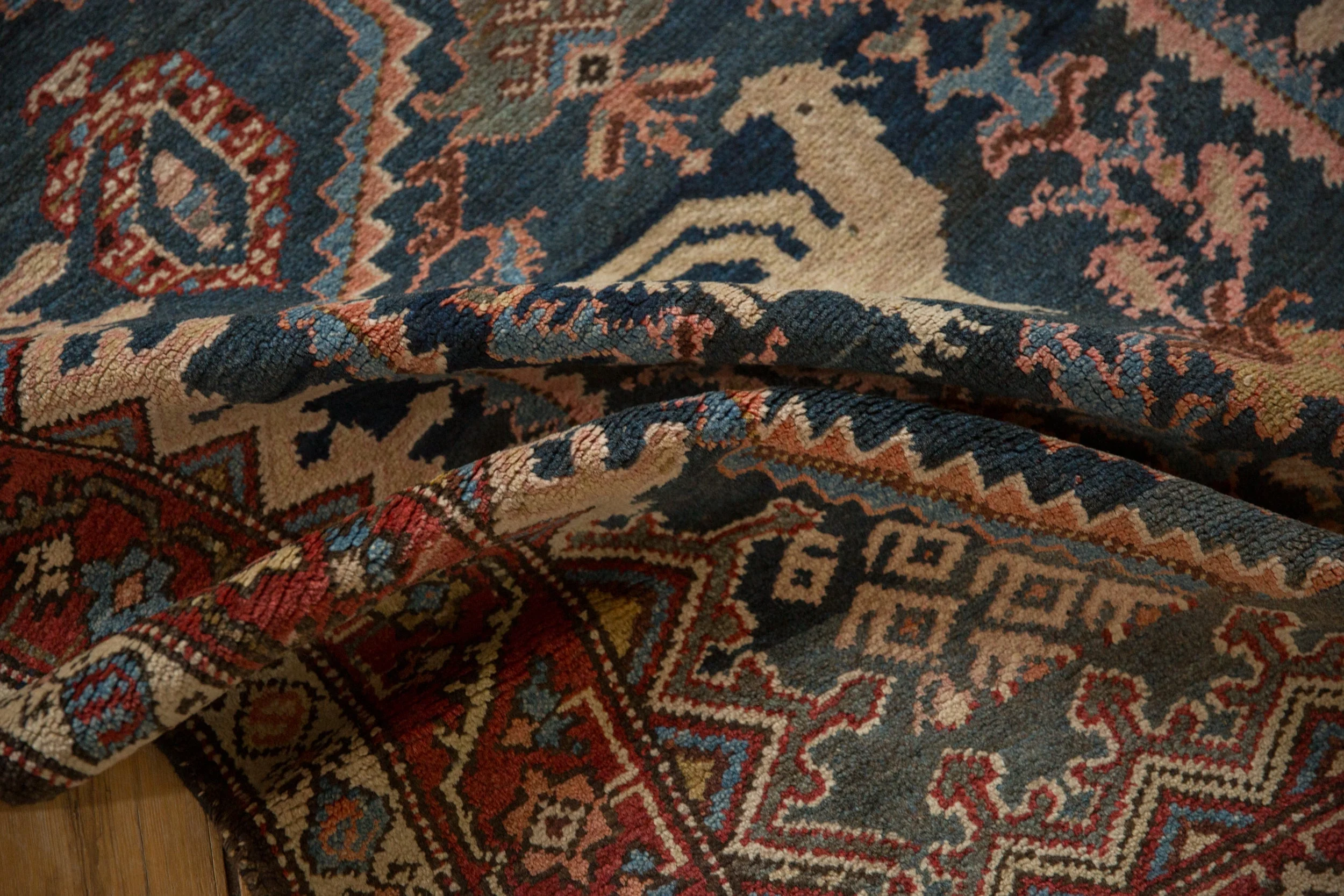 3.5x16 Antique Malayer Rug Runner - Image 10