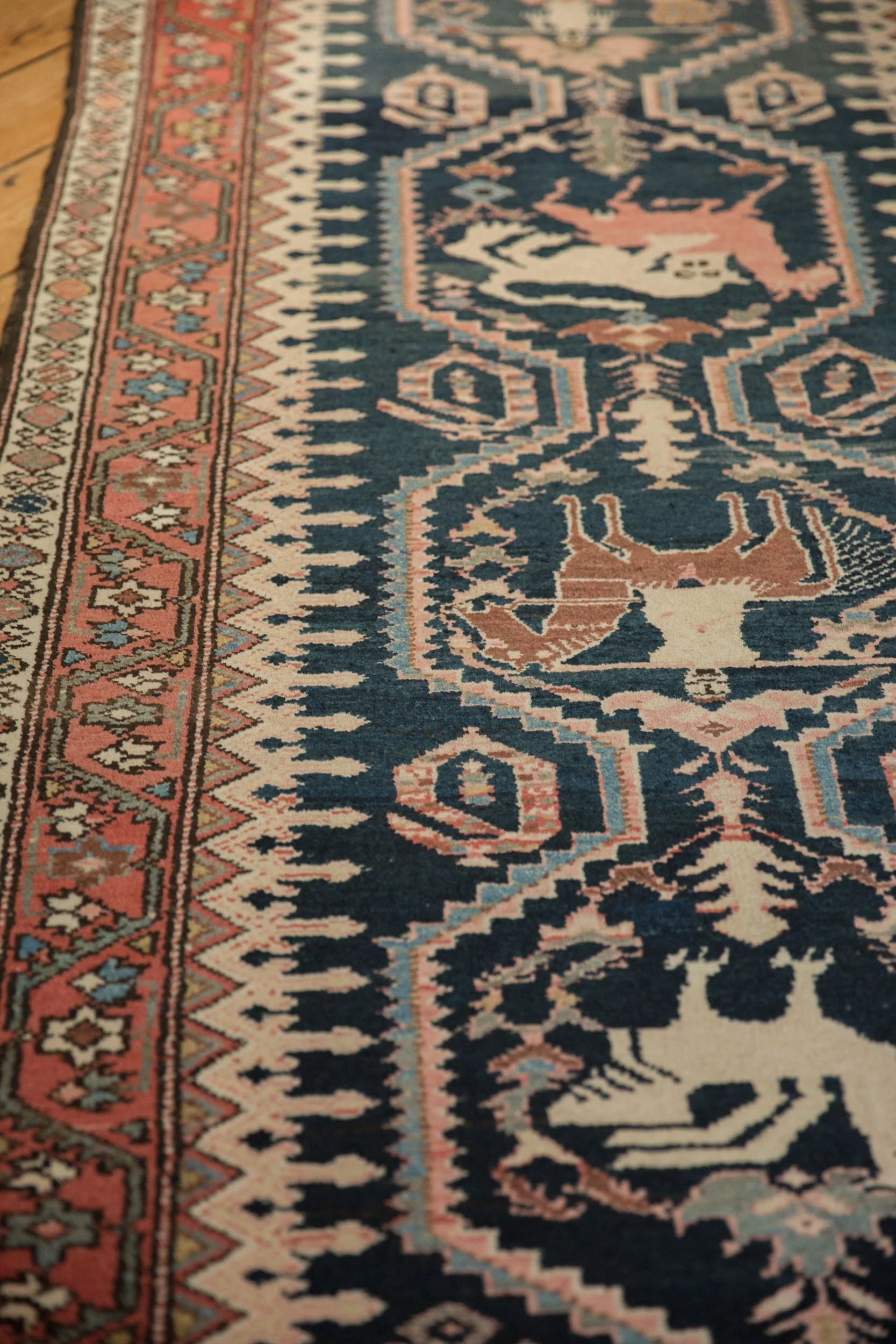 3.5x16 Antique Malayer Rug Runner - Image 5