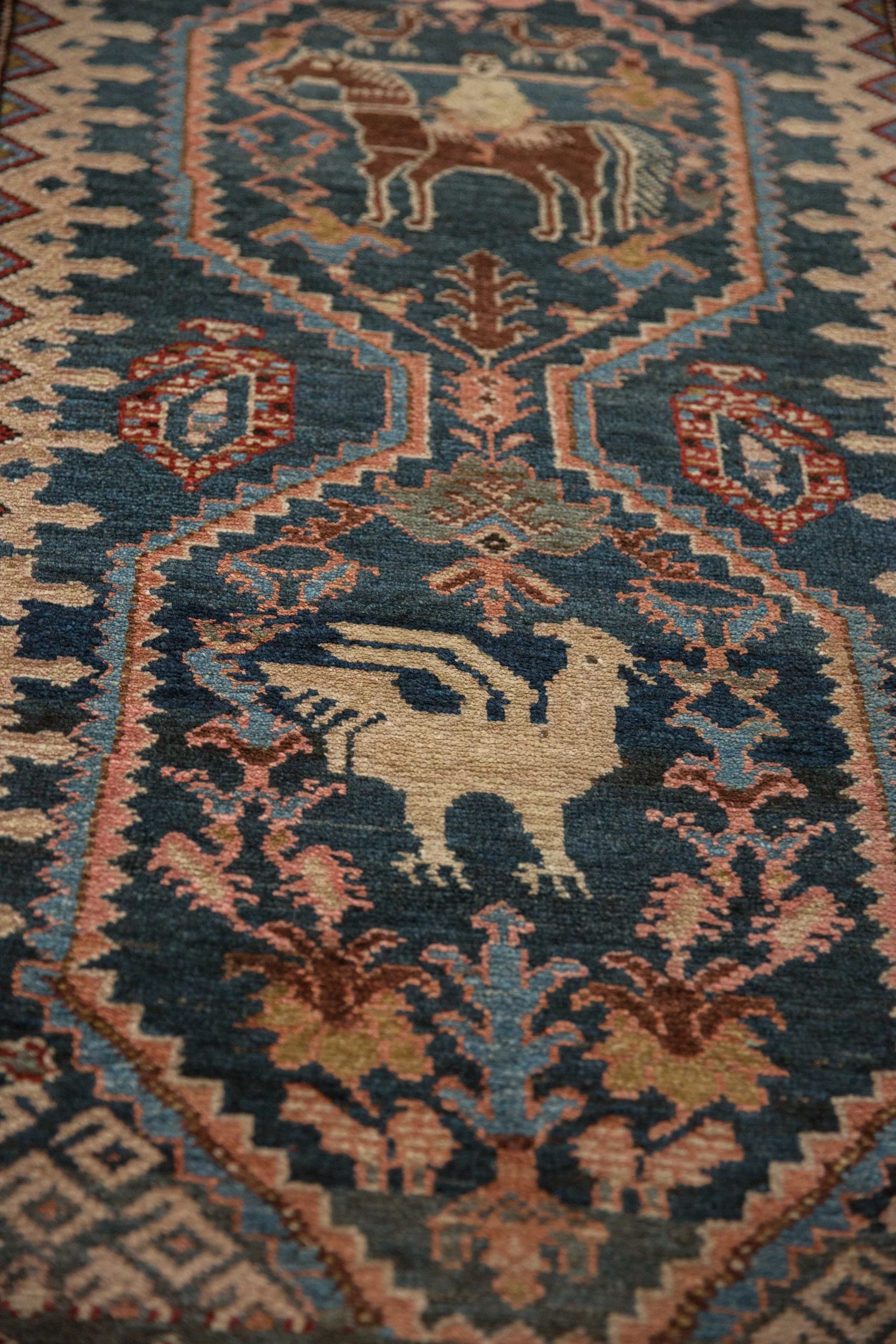 3.5x16 Antique Malayer Rug Runner - Image 9