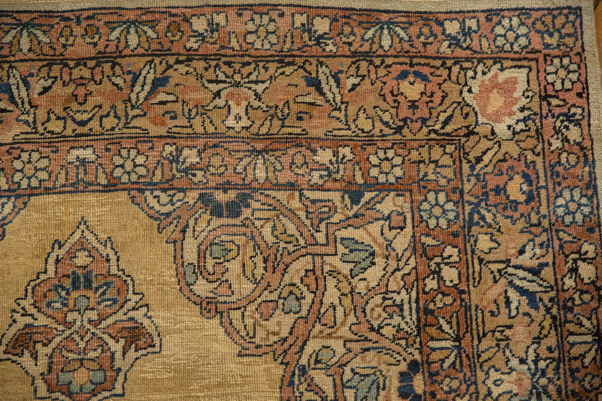 3.5x16 Vintage Tea Washed Kerman Rug Runner - Image 3