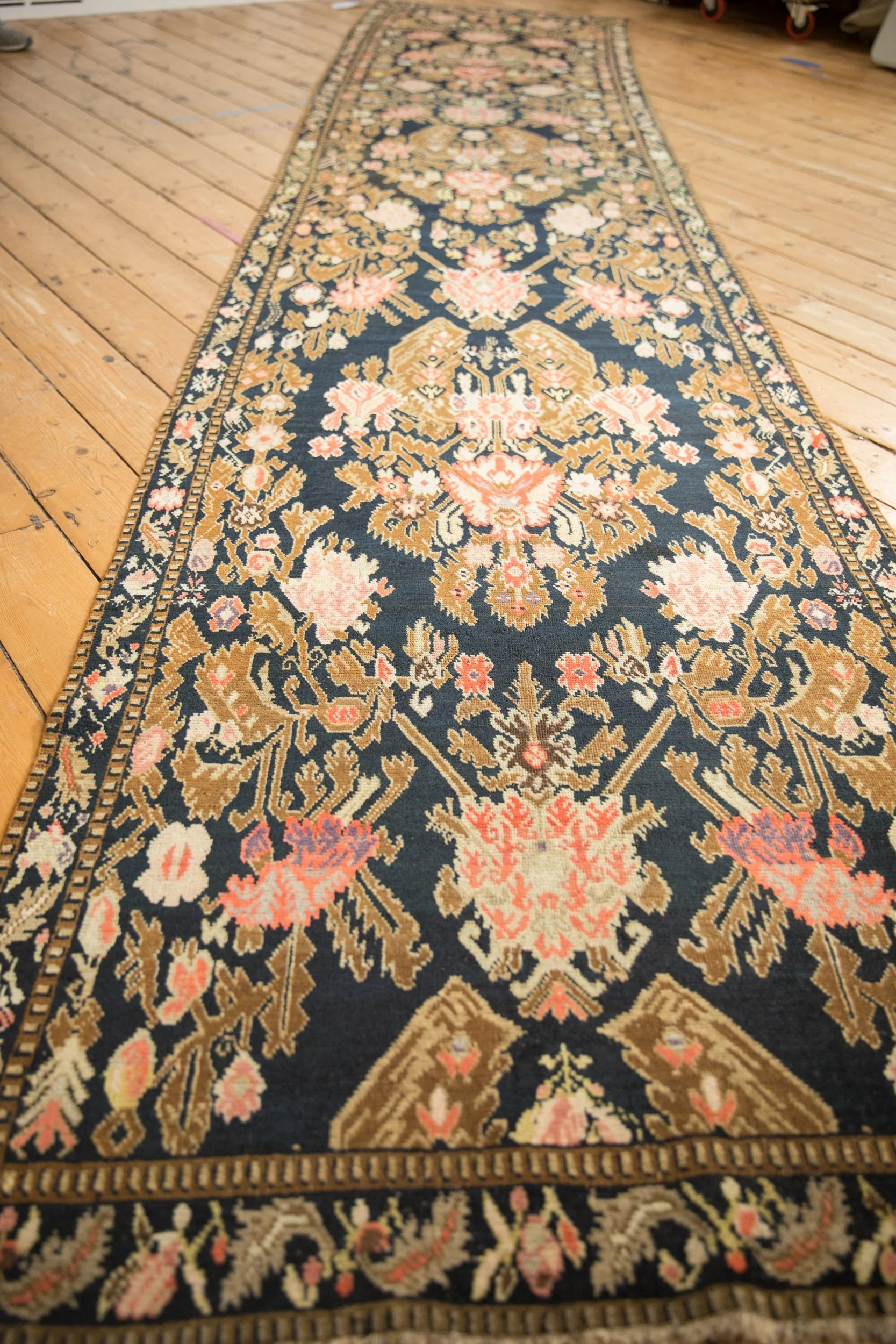 3.5x17 Antique Karabagh Rug Runner - Image 4
