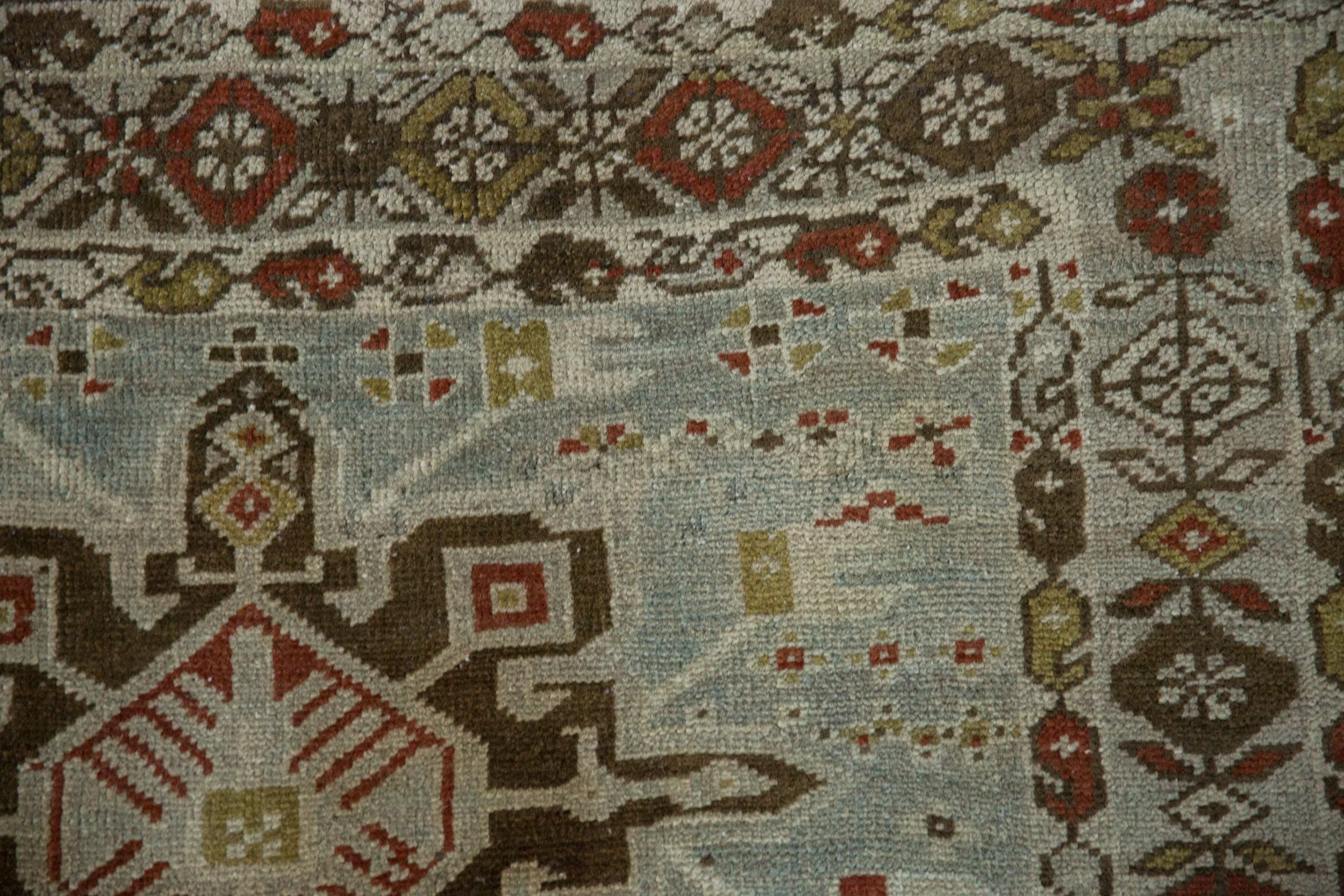 3.5x17 Vintage Distressed Karaja Rug Runner - Image 3