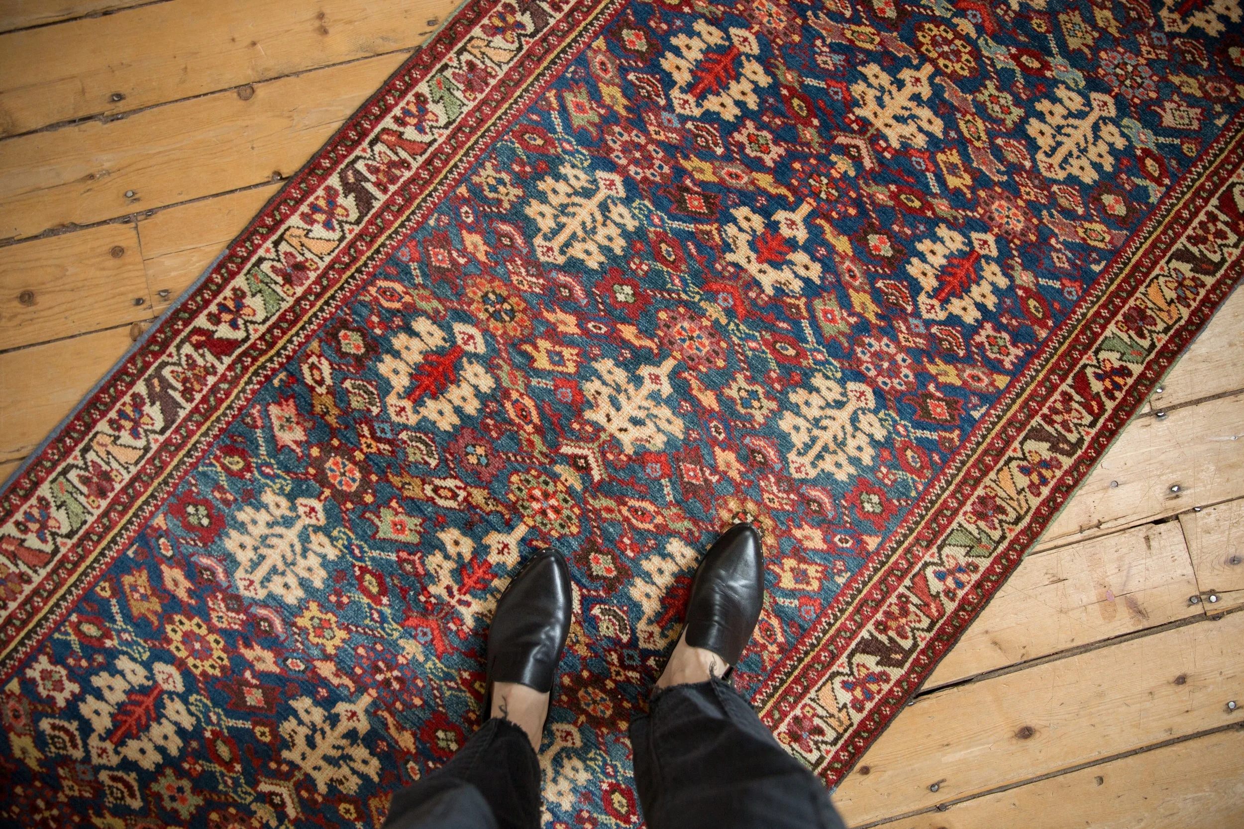 3.5x17 Vintage Malayer Rug Runner - Image 2