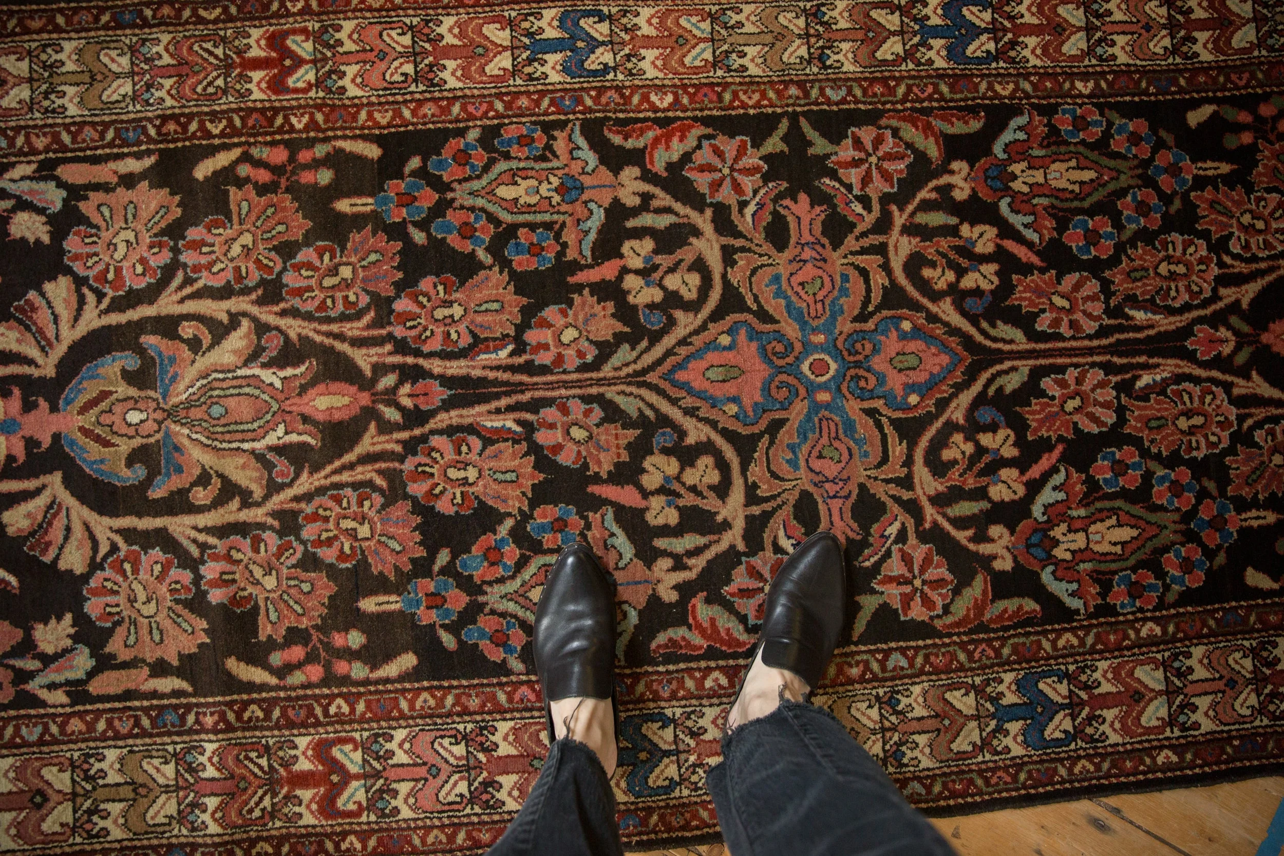 3.5x18.5 Vintage Malayer Rug Runner - Image 2