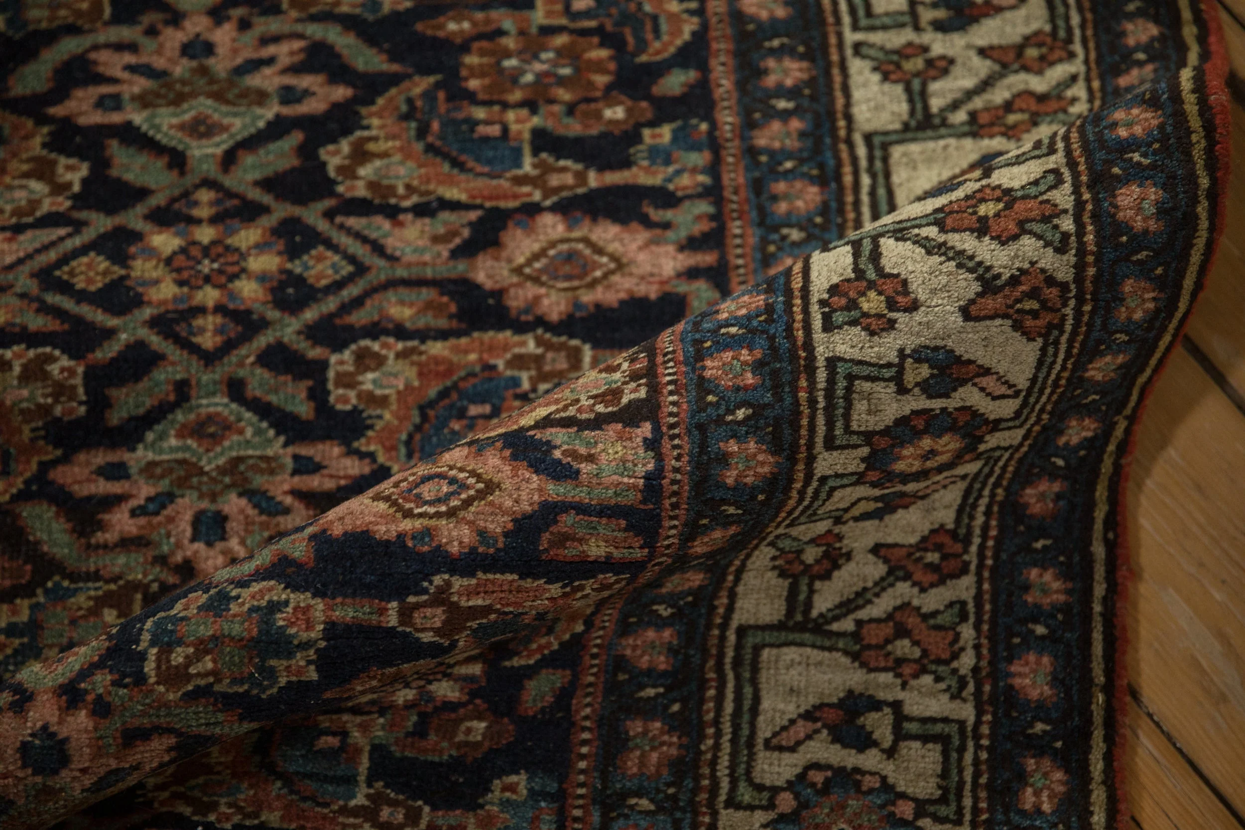 3.5x18 Antique Bijar Rug Runner - Image 10