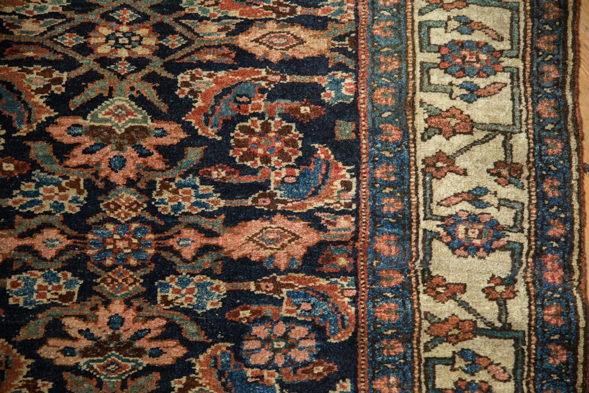 3.5x18 Antique Bijar Rug Runner - Image 3