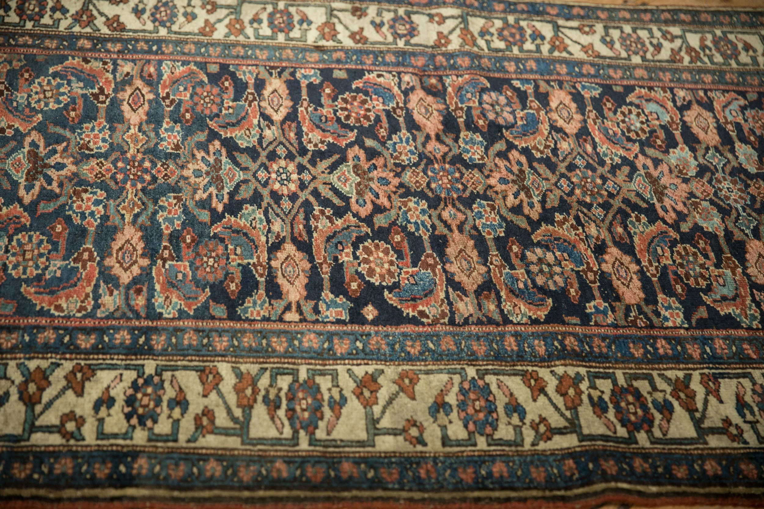 3.5x18 Antique Bijar Rug Runner - Image 6