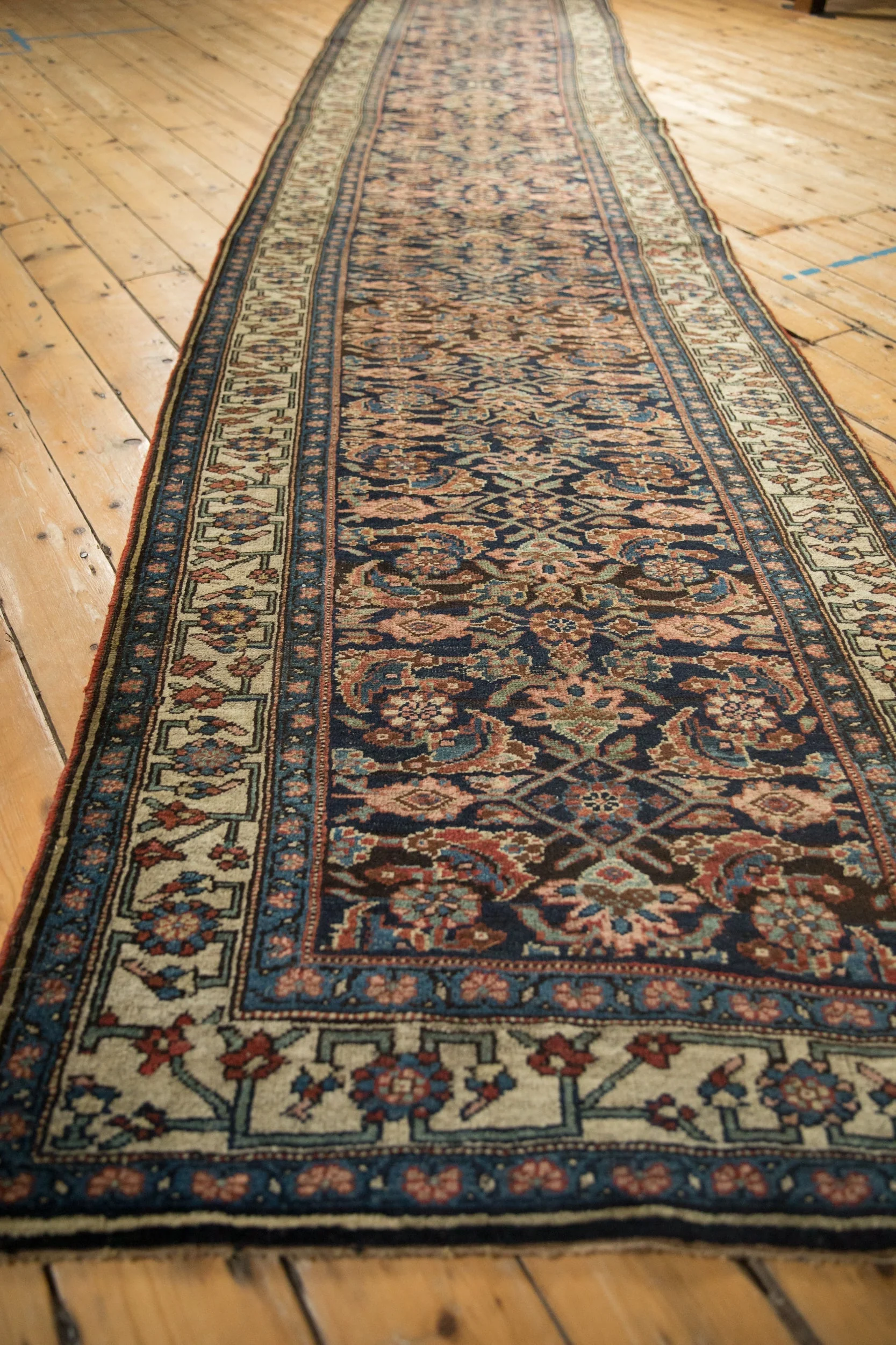 3.5x18 Antique Bijar Rug Runner - Image 7