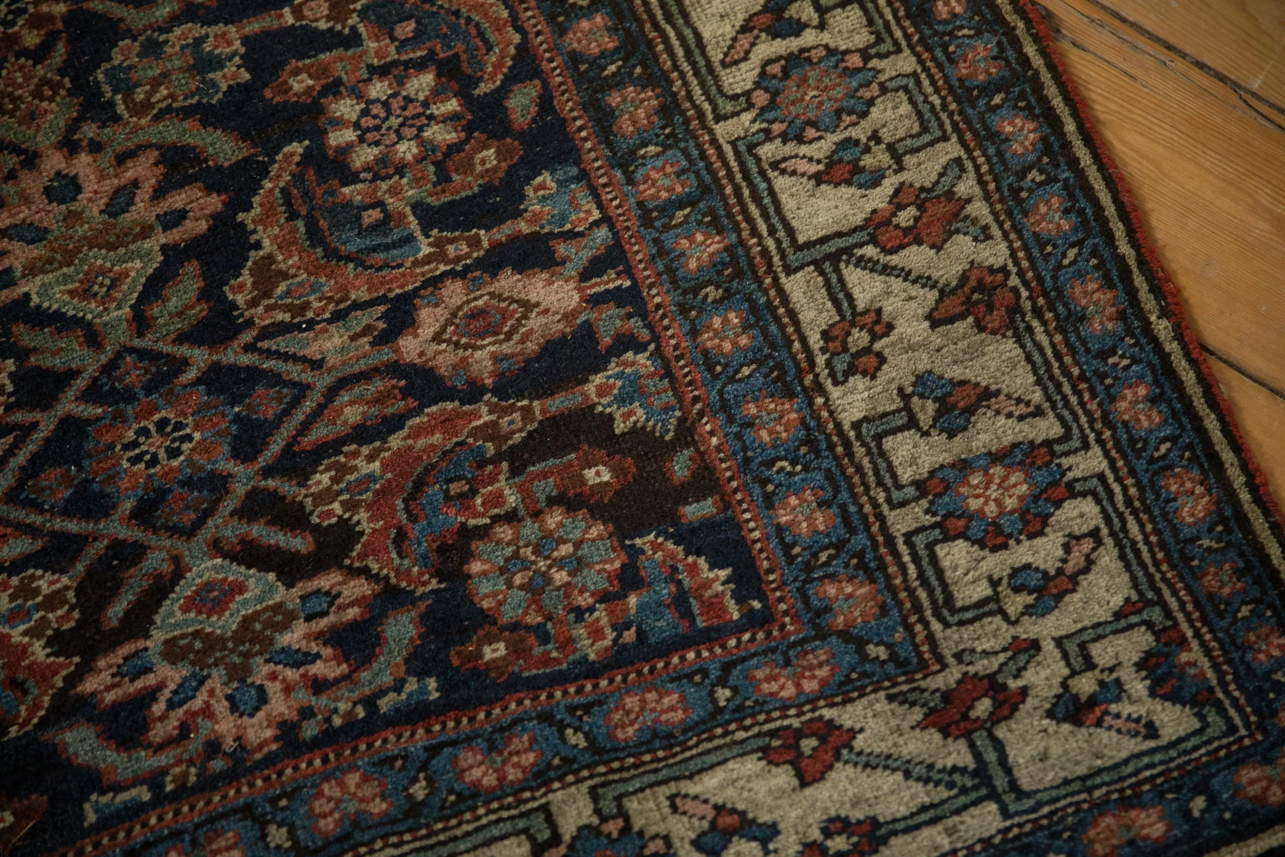 3.5x18 Antique Bijar Rug Runner - Image 9