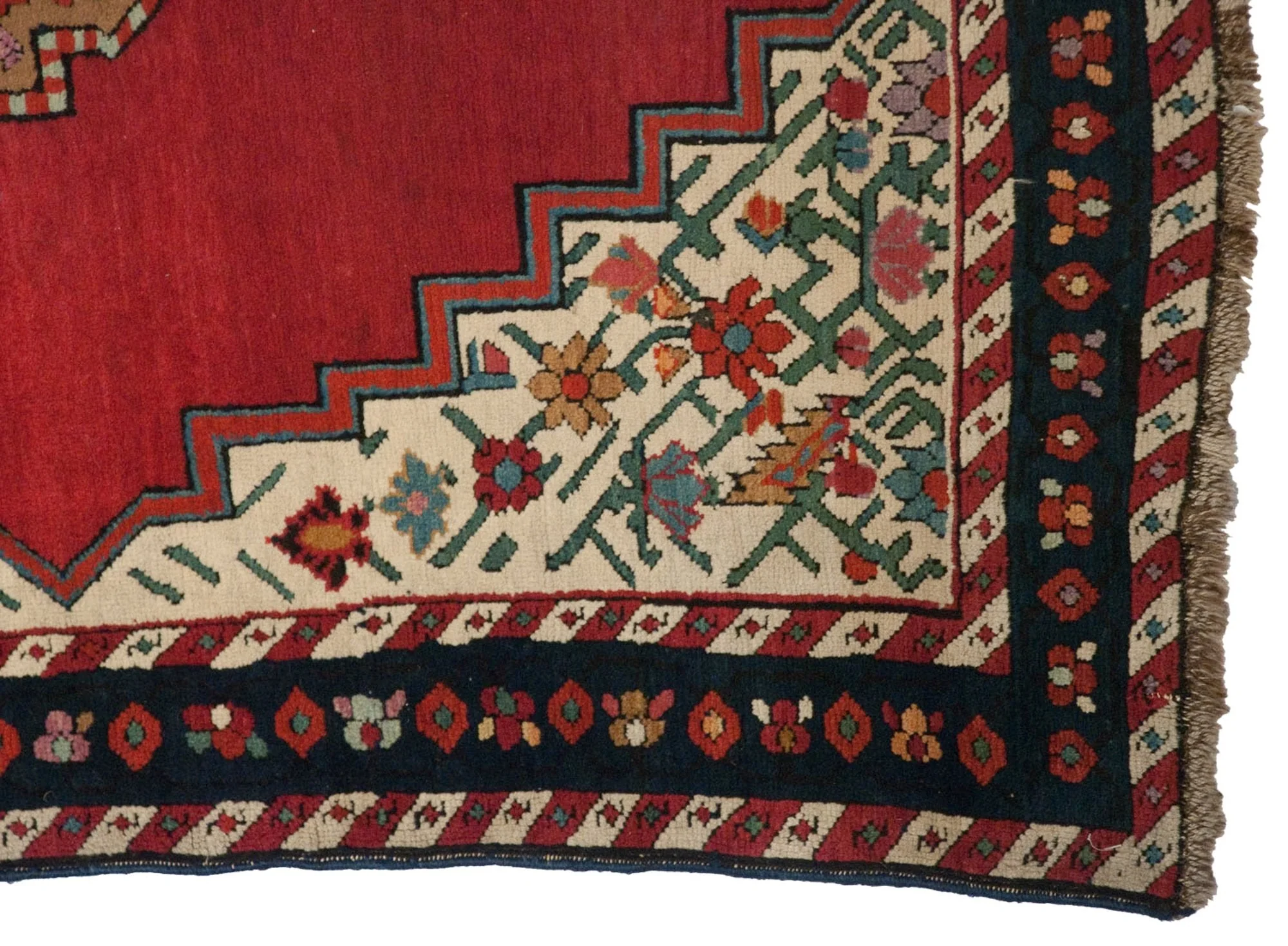 3.5x24 Antique Karabagh Rug Runner - Image 2