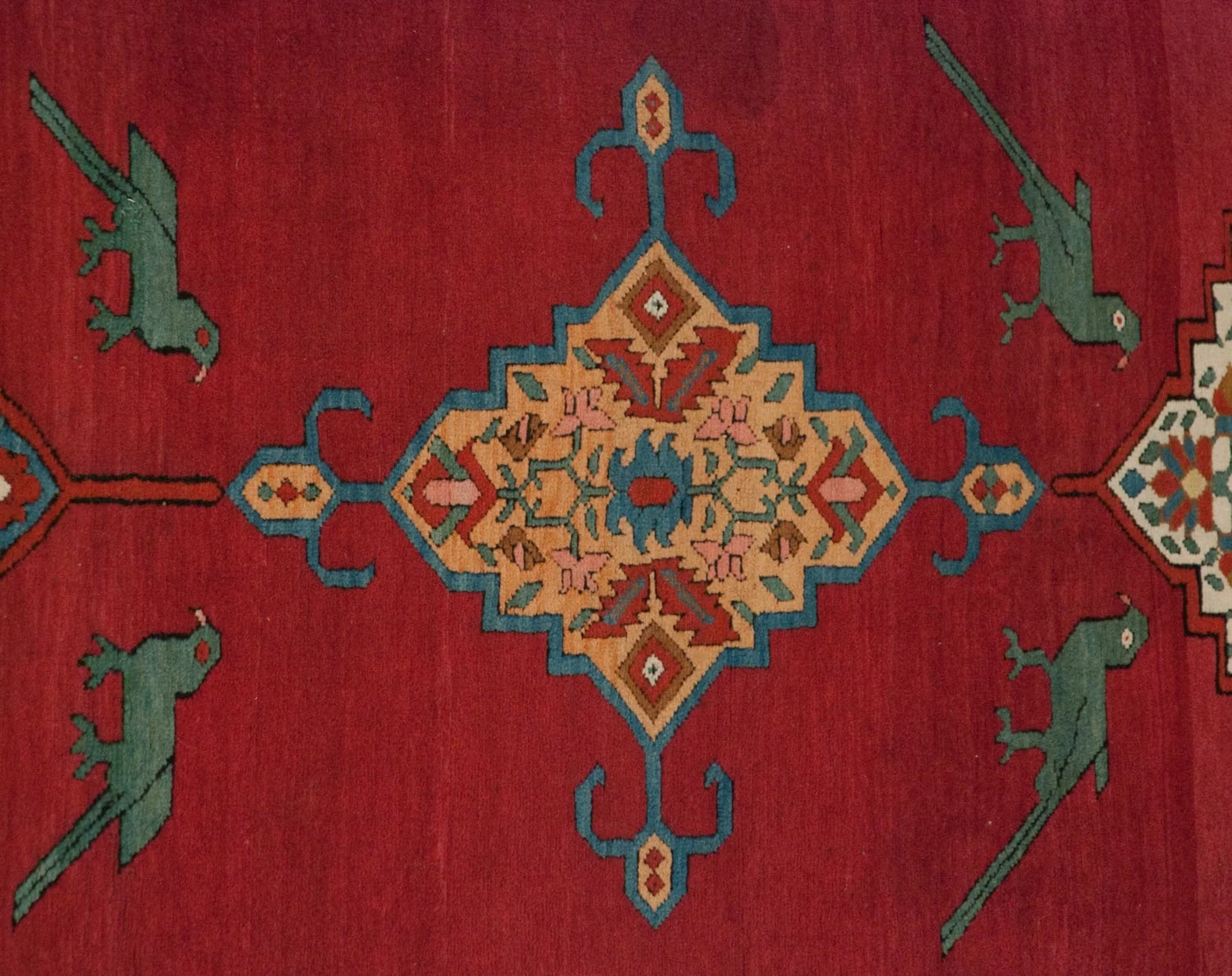 3.5x24 Antique Karabagh Rug Runner - Image 3
