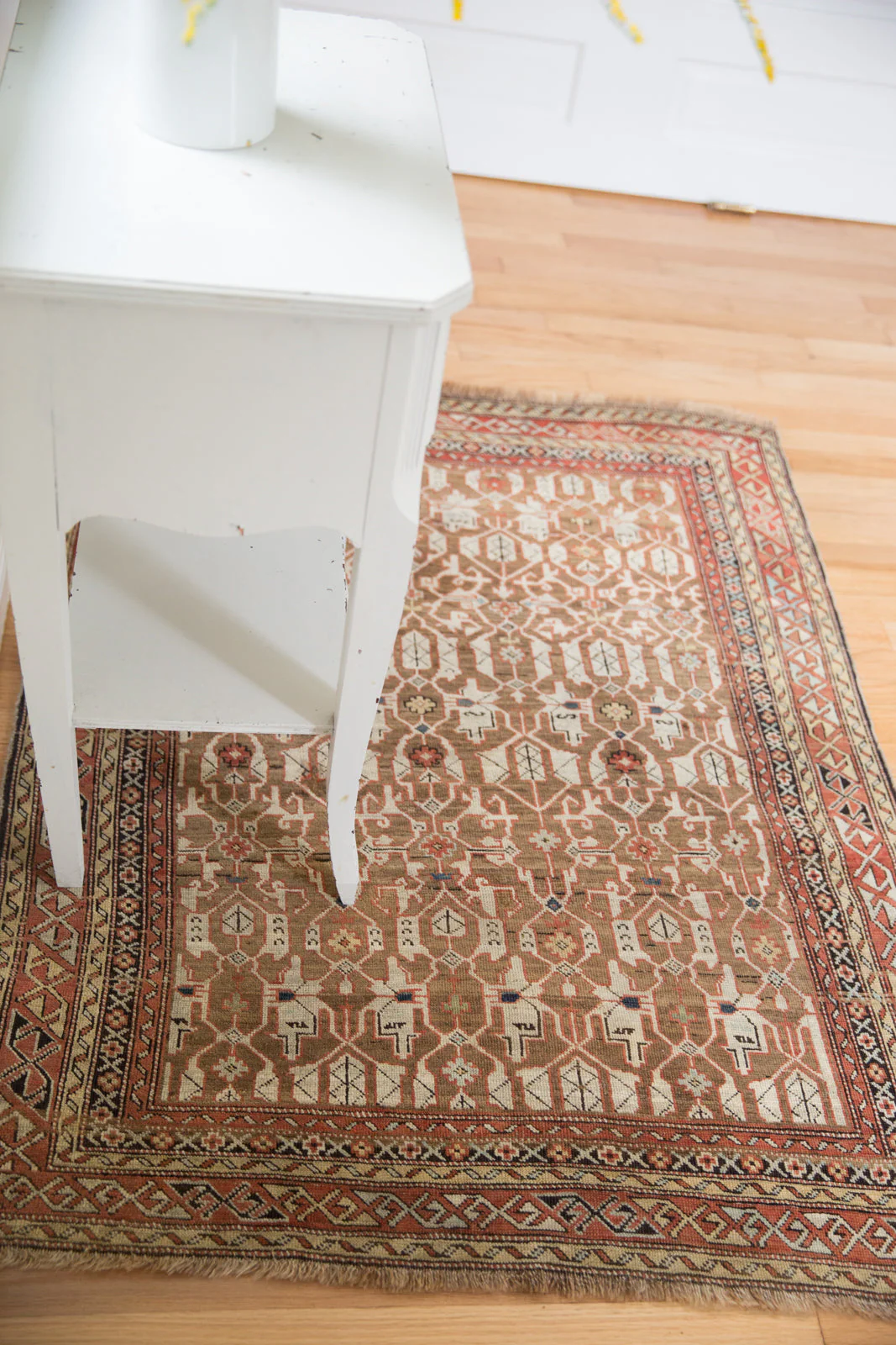3.5x4.5 Antique Caucasian Rug - Image 12