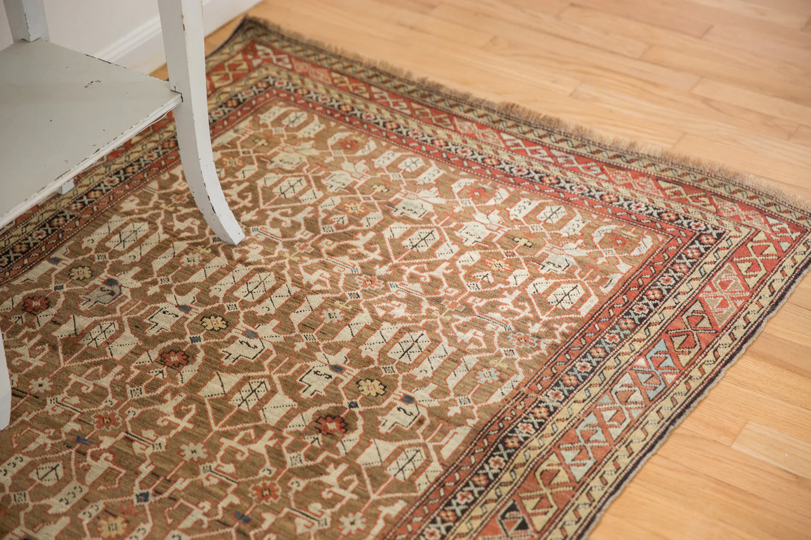 3.5x4.5 Antique Caucasian Rug - Image 18