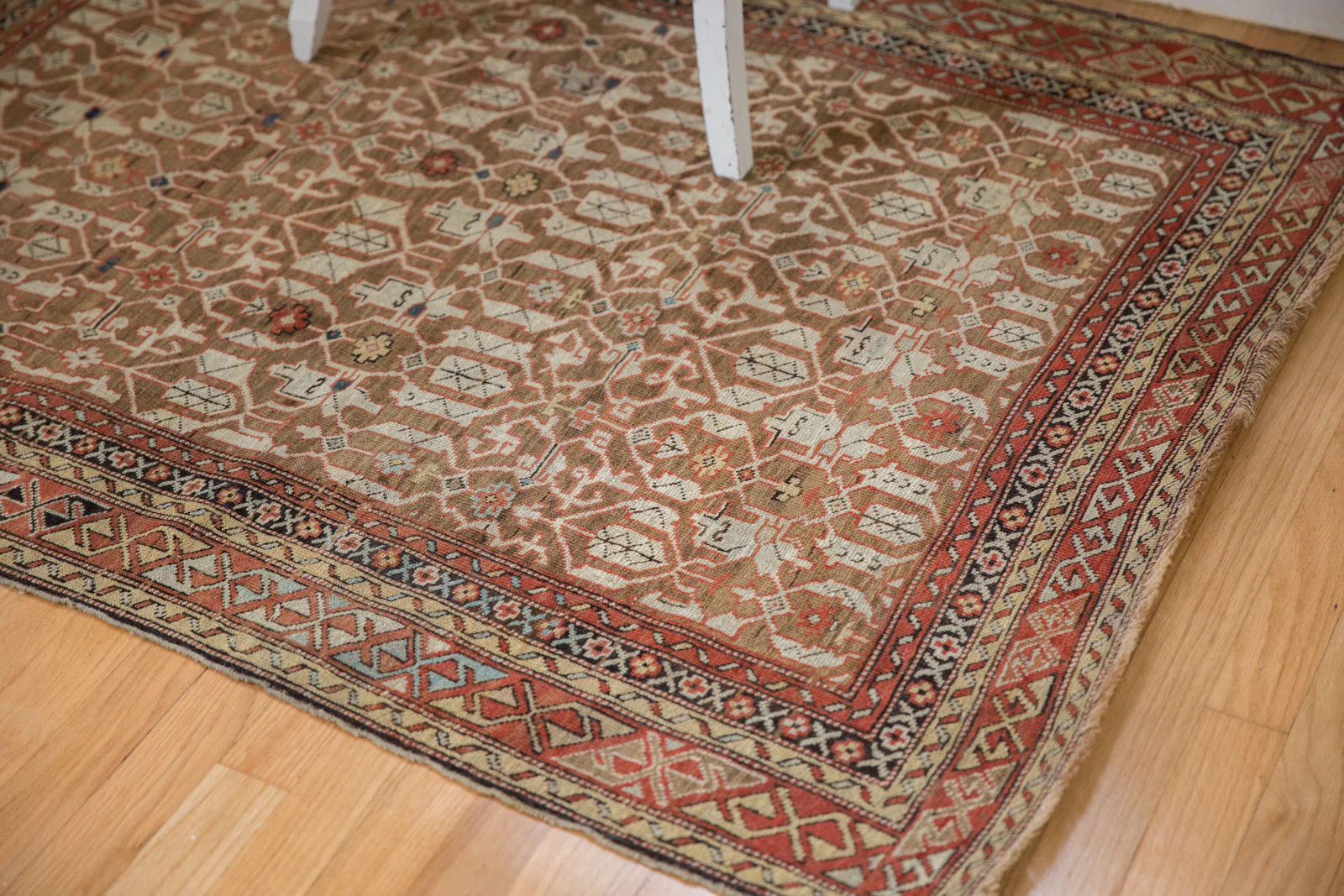 3.5x4.5 Antique Caucasian Rug - Image 19