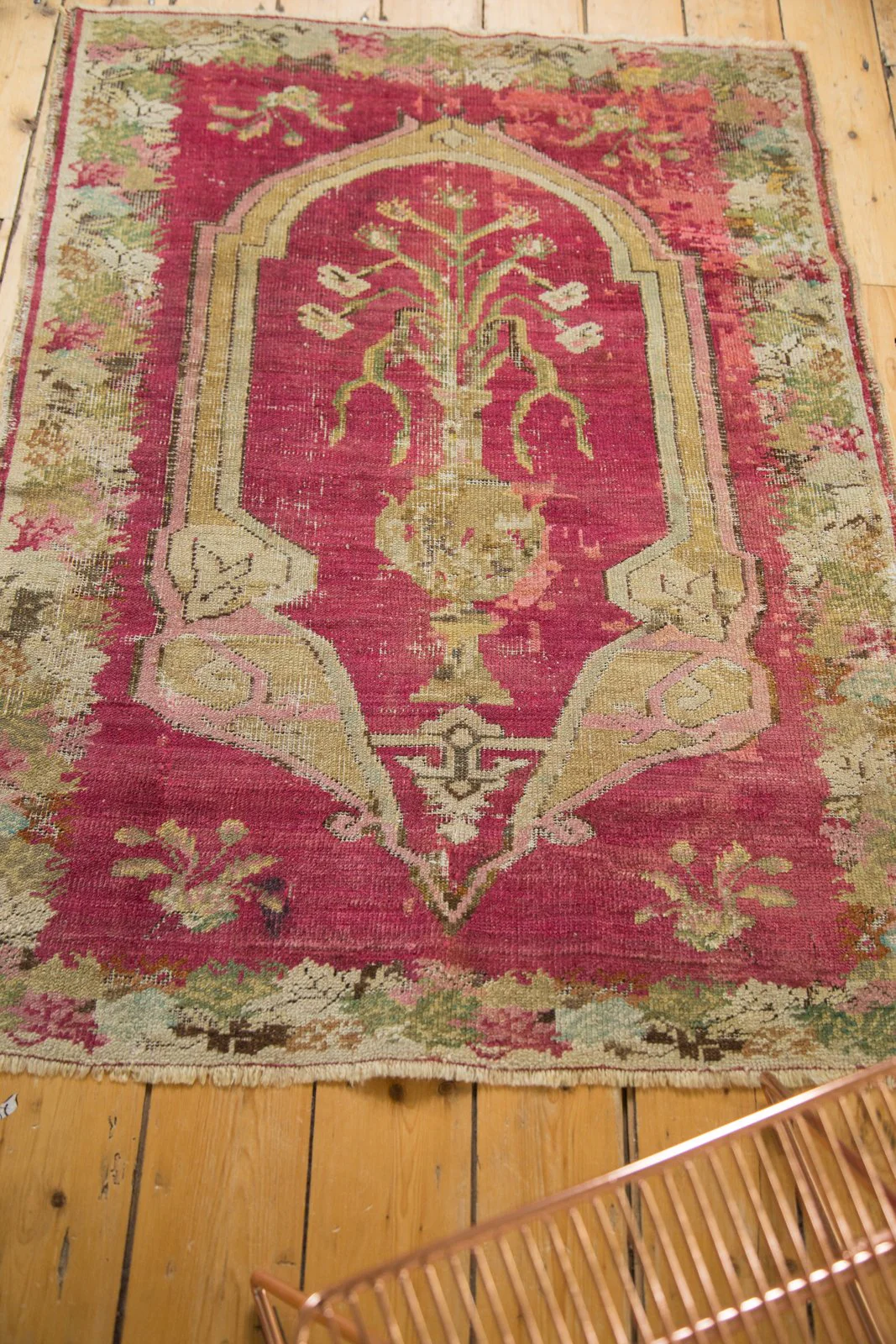 3.5x4.5 Antique Karabagh Square Rug - Image 7