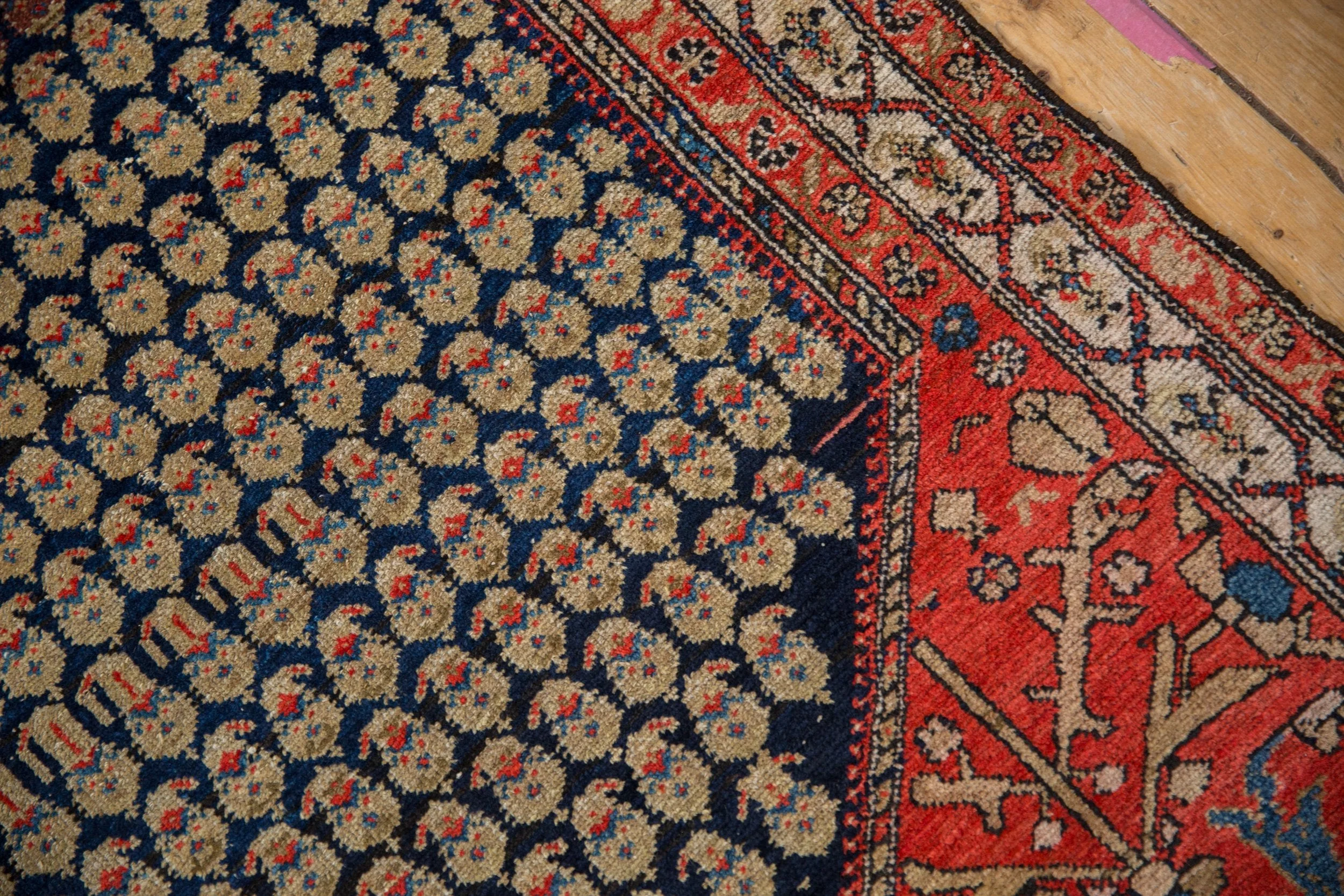 3.5x4.5 Vintage Malayer Square Rug - Image 5