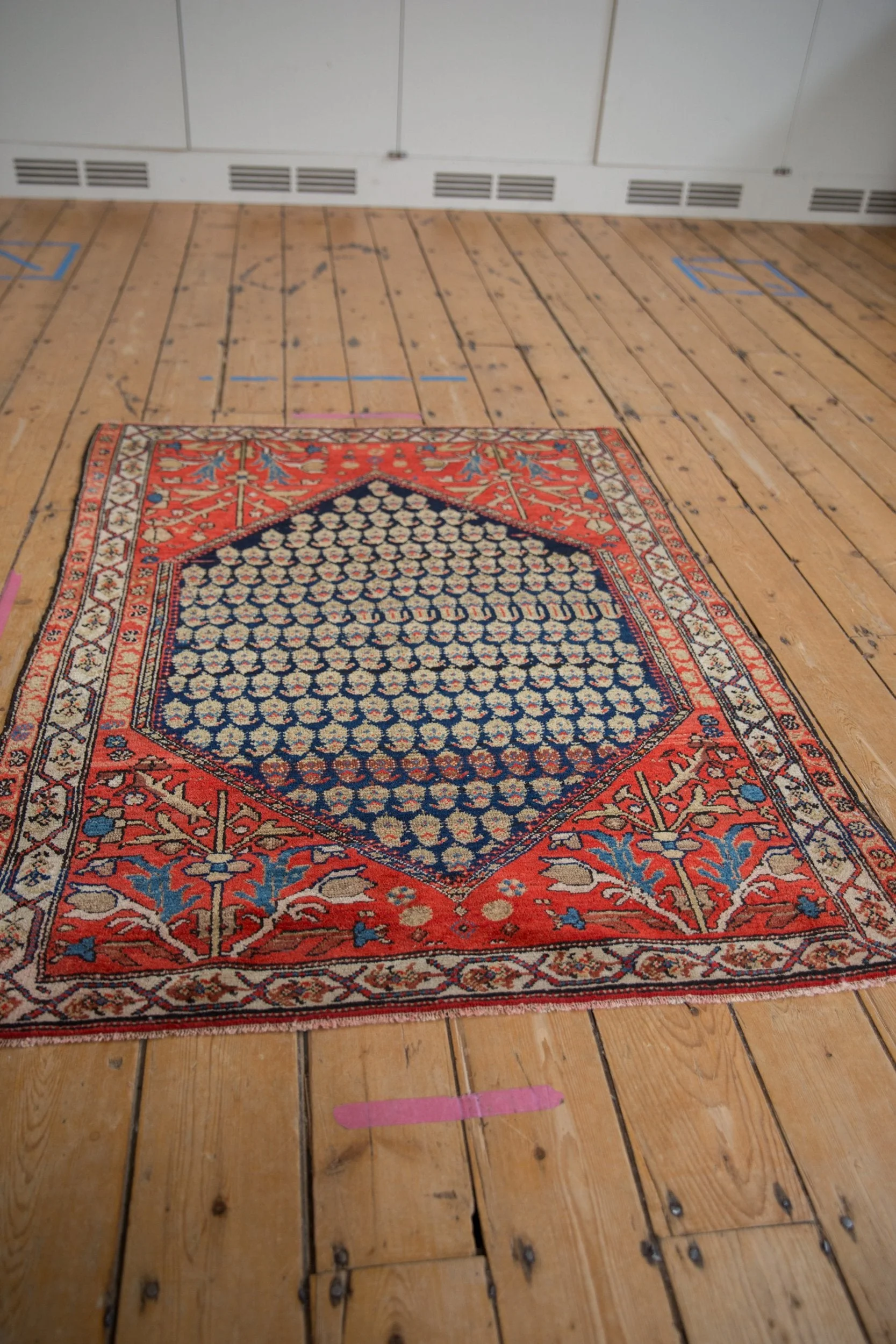 3.5x4.5 Vintage Malayer Square Rug - Image 6