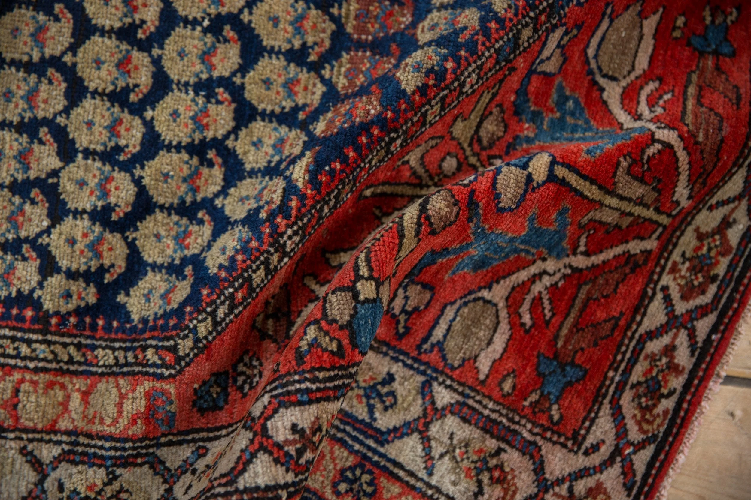 3.5x4.5 Vintage Malayer Square Rug - Image 7