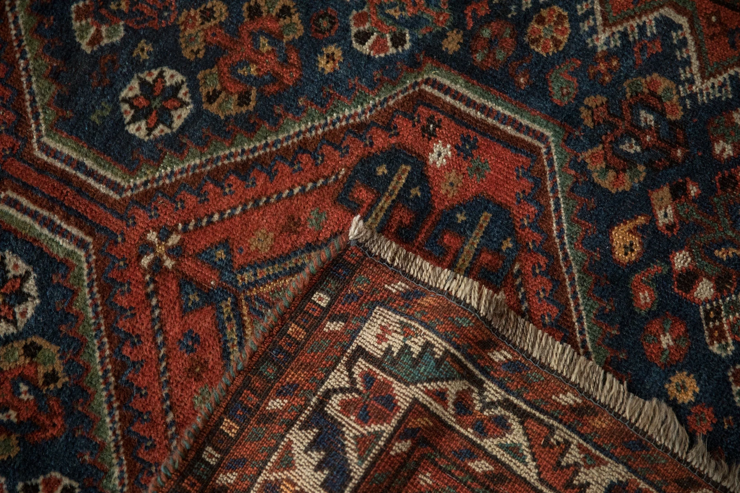 3.5x5.5 Antique Afshar Rug - Image 9
