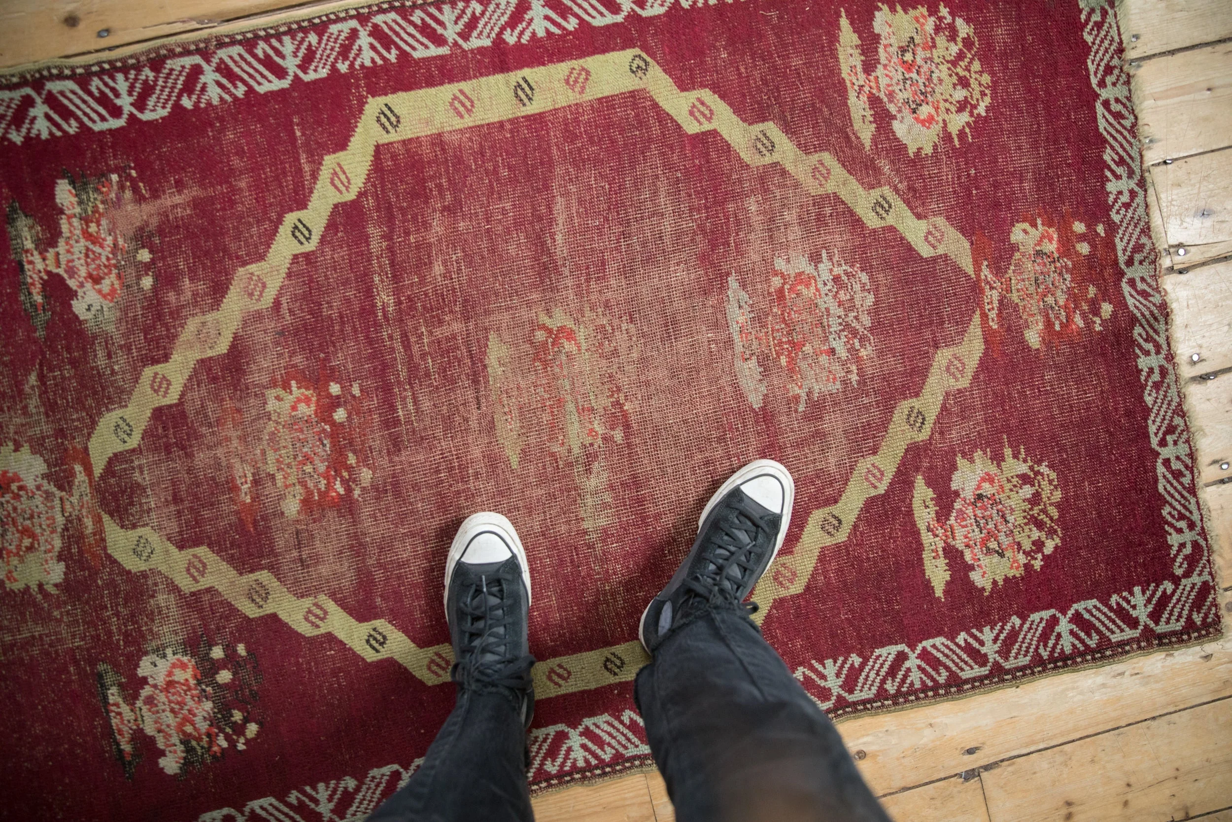 3.5x5.5 Antique Anatolian Rug - Image 2