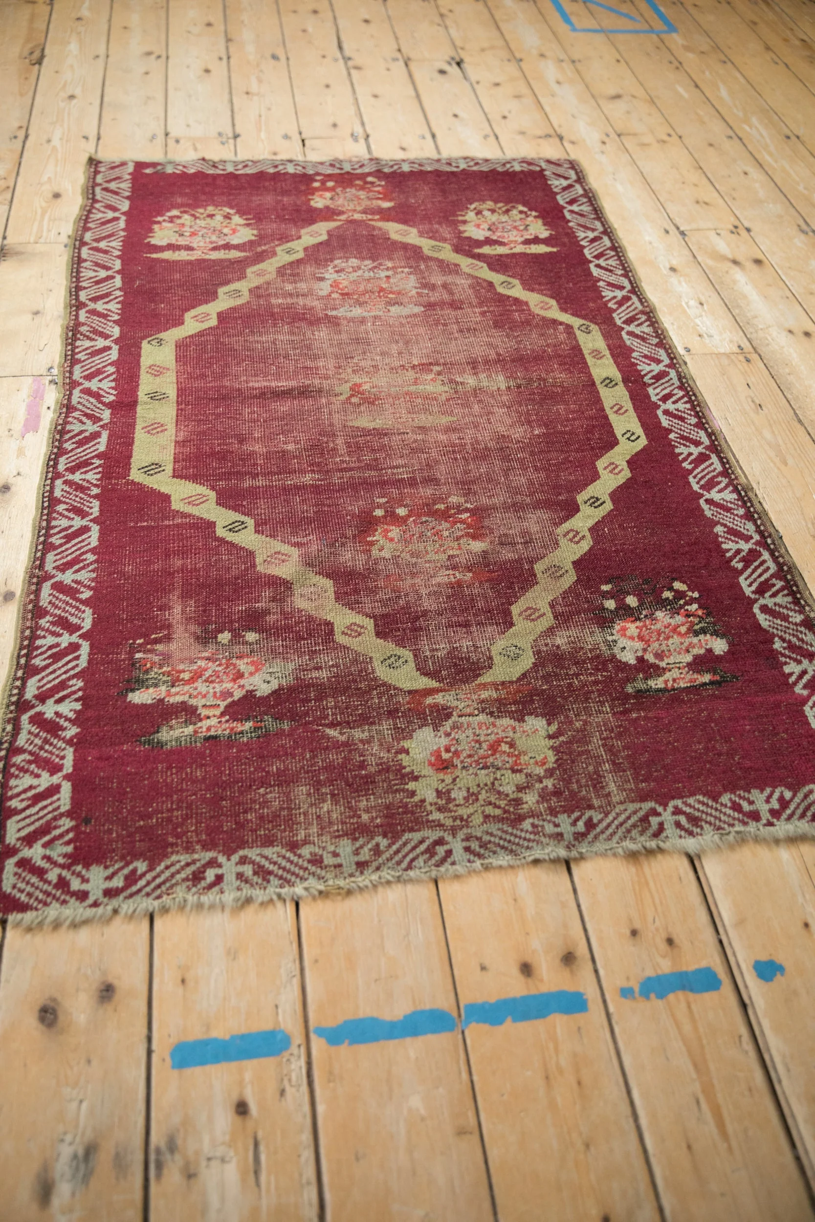 3.5x5.5 Antique Anatolian Rug - Image 7
