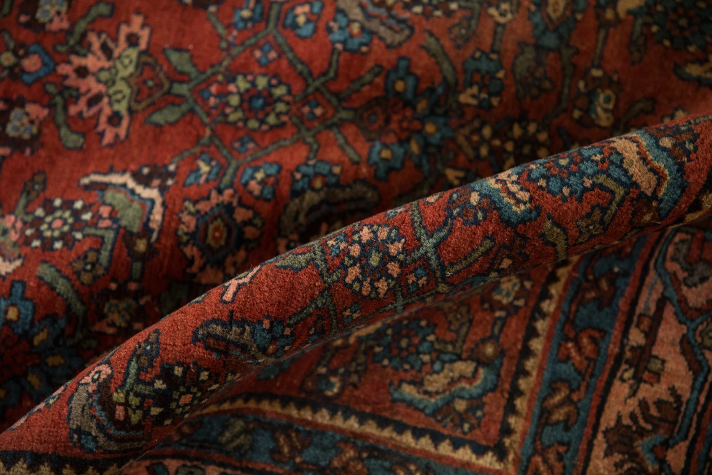 3.5x5.5 Antique Bijar Rug - Image 10