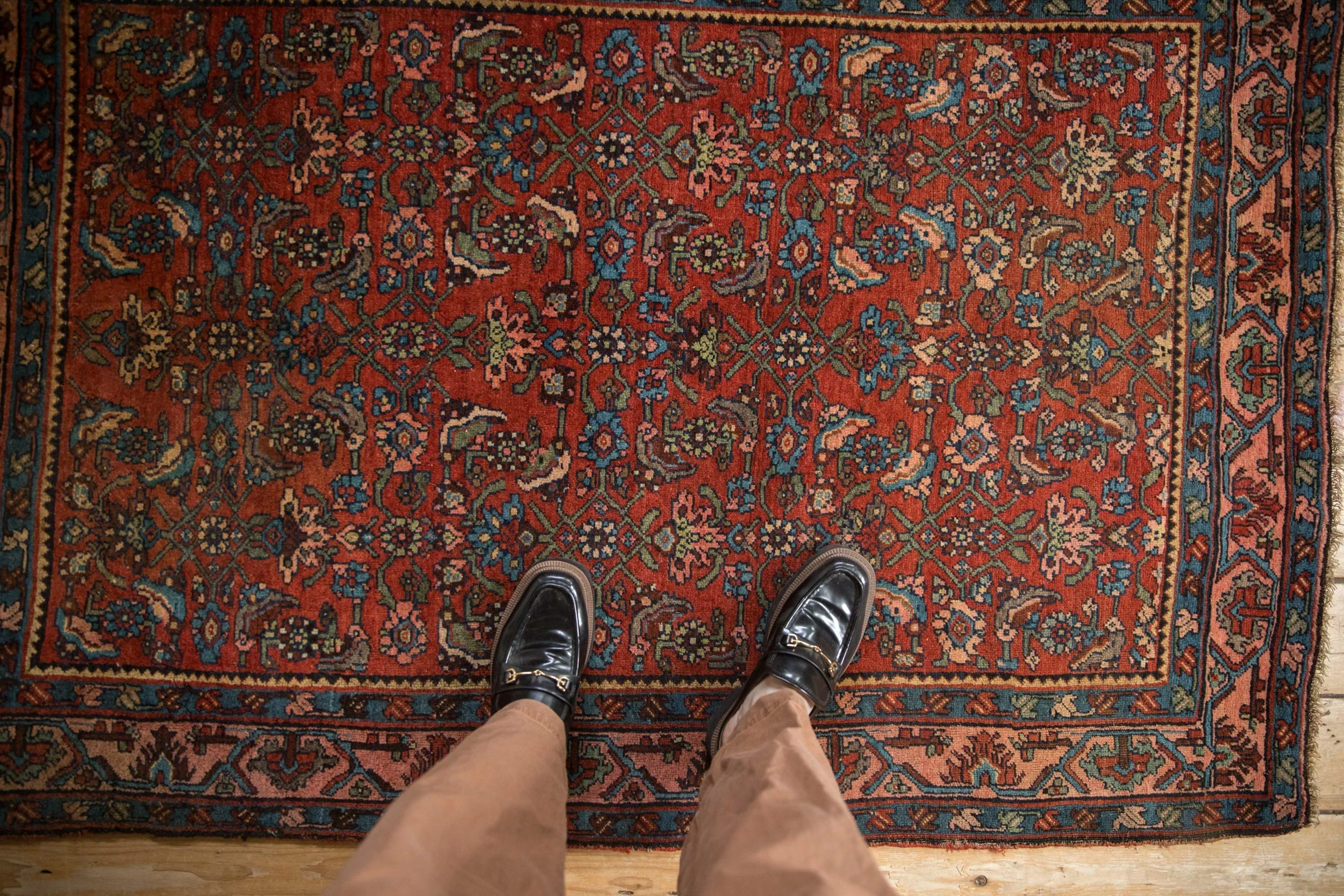 3.5x5.5 Antique Bijar Rug - Image 2