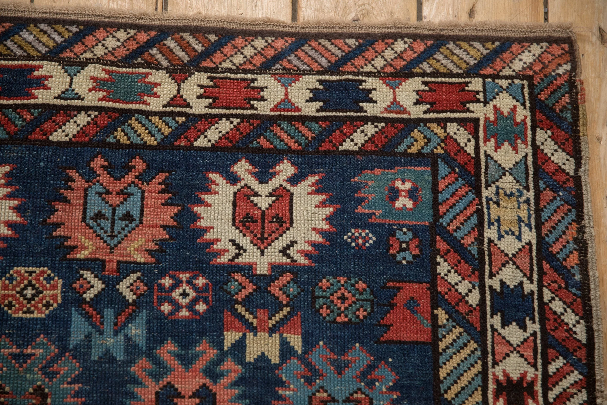 3.5x5.5 Antique Caucasian Rug - Image 3