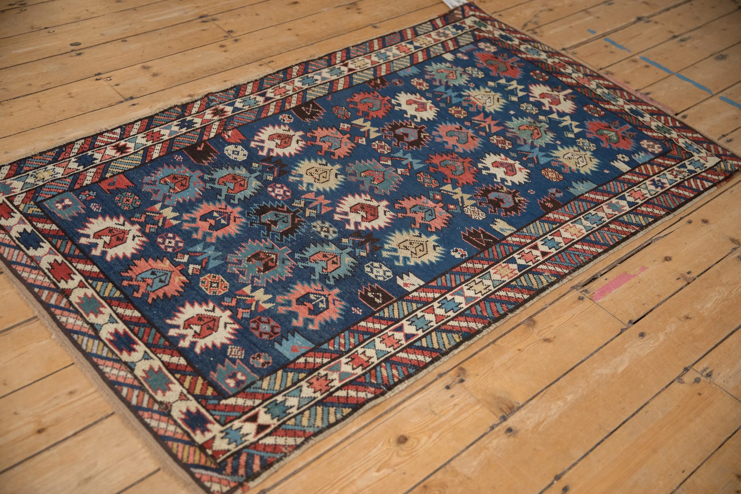 3.5x5.5 Antique Caucasian Rug - Image 6