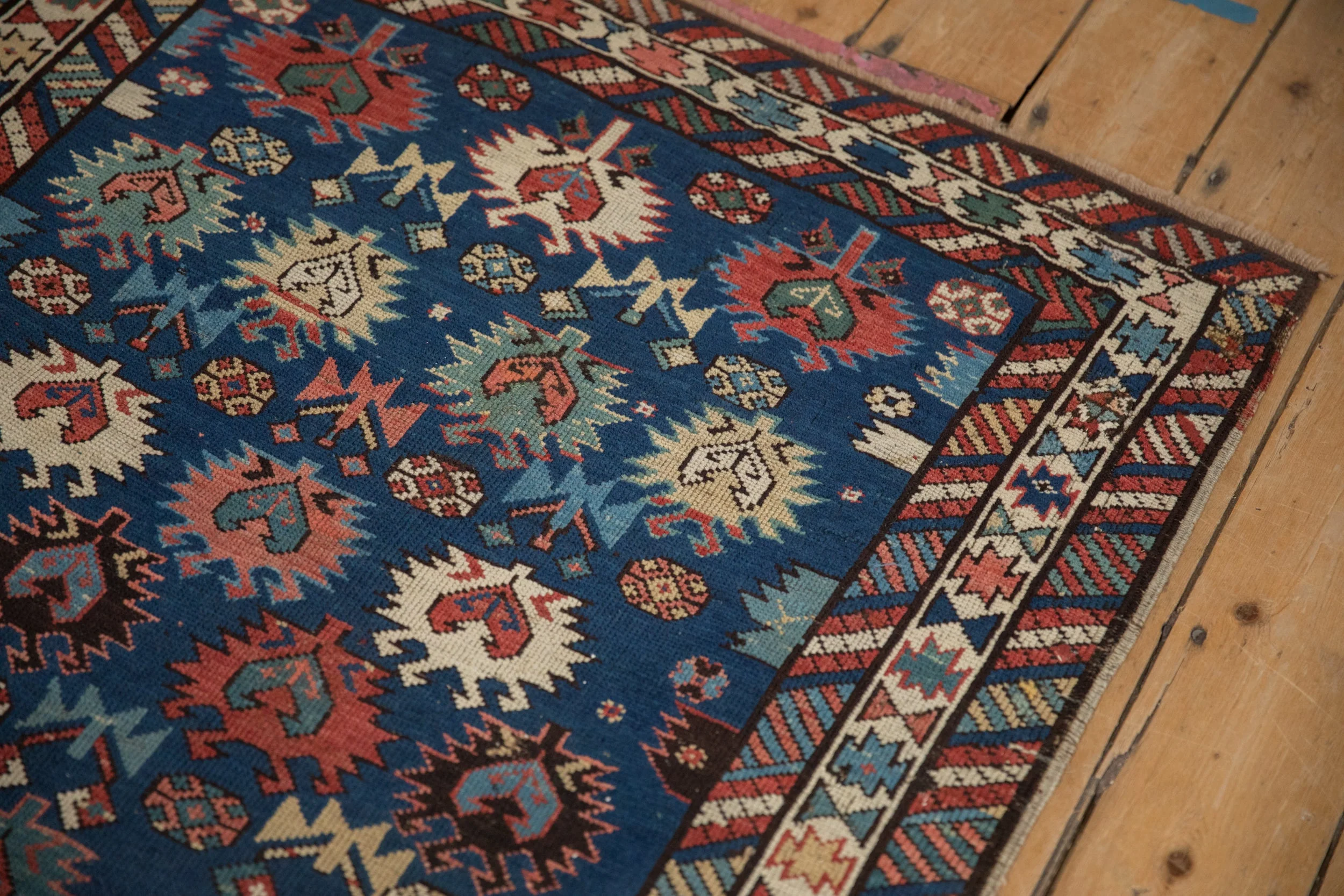 3.5x5.5 Antique Caucasian Rug - Image 7