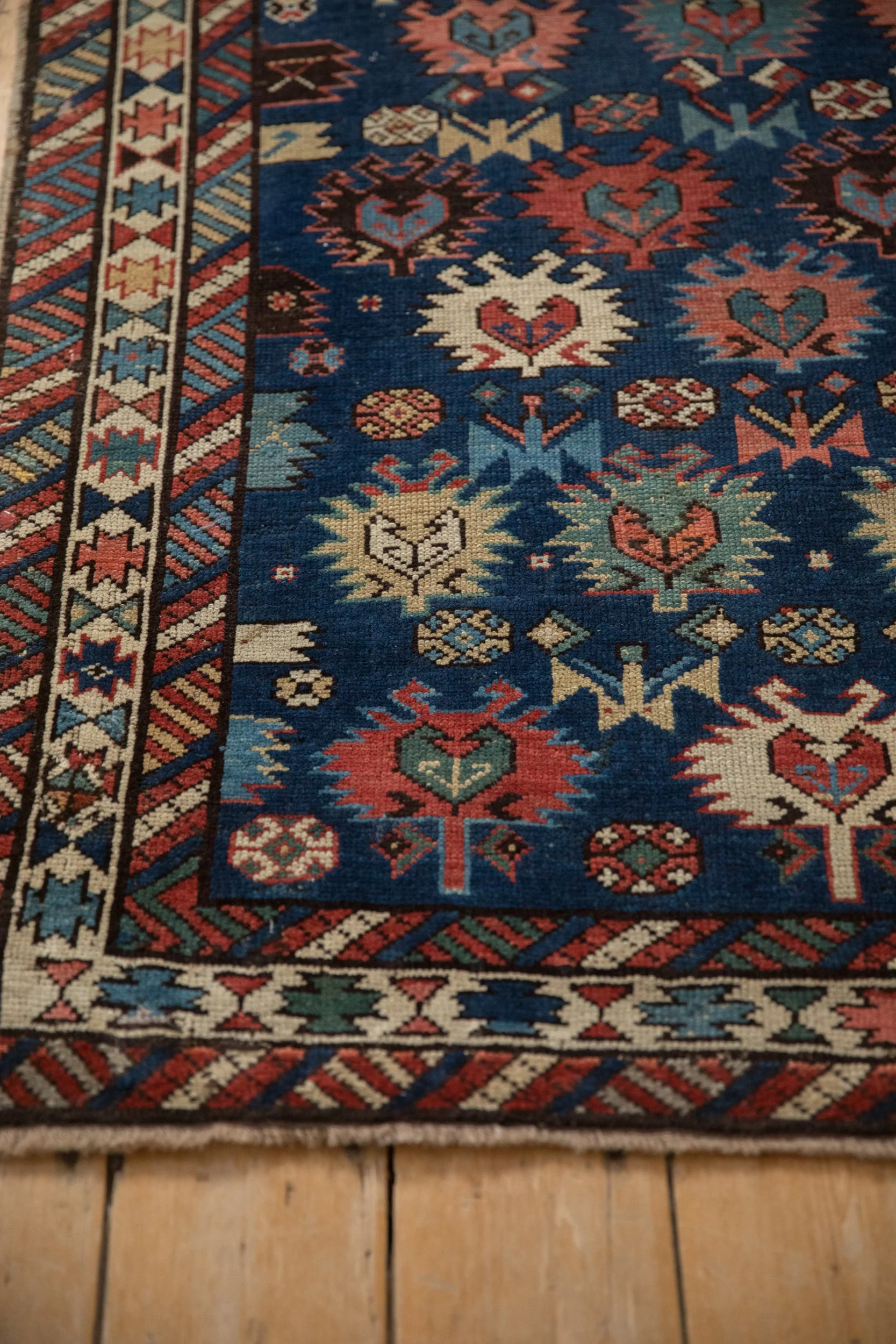 3.5x5.5 Antique Caucasian Rug - Image 9