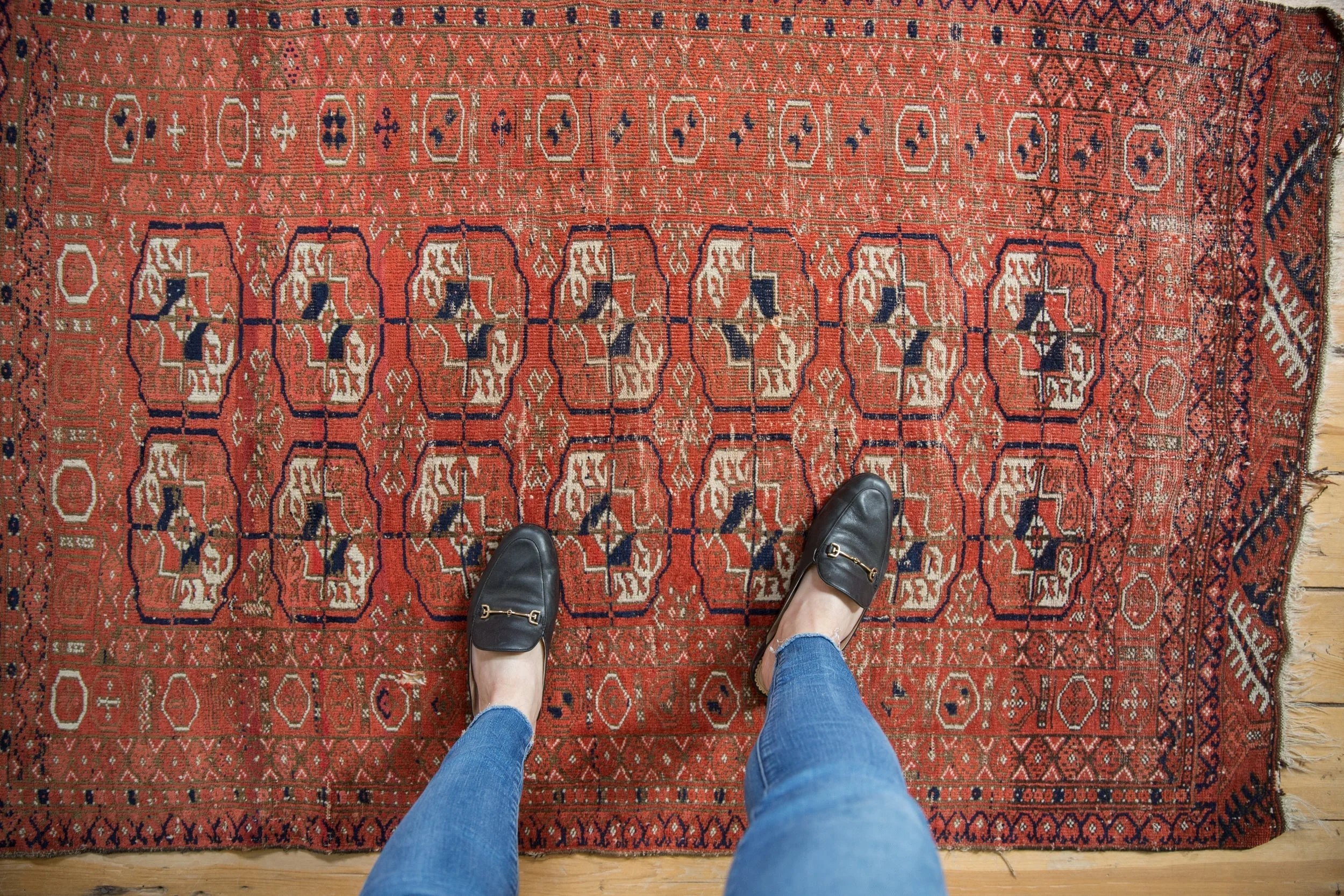 3.5x5.5 Vintage Belouch Rug - Image 2