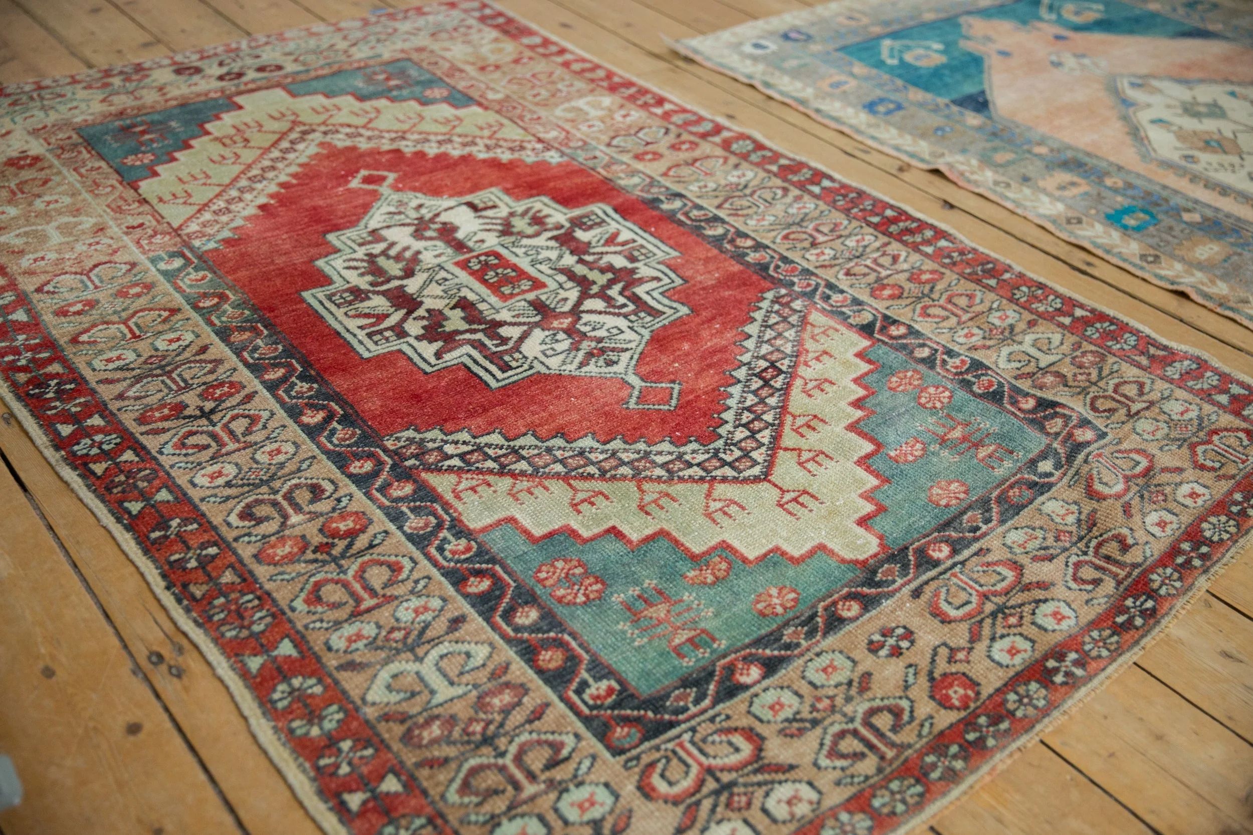 3.5x5.5 Vintage Distressed Anatolian Rug - Image 4