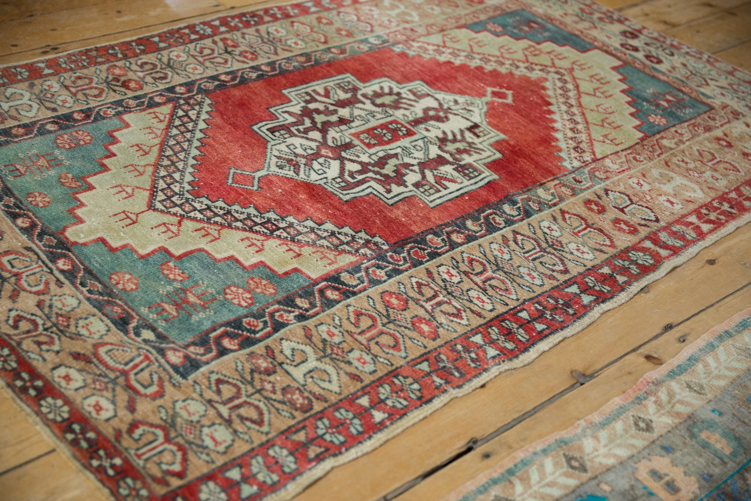 3.5x5.5 Vintage Distressed Anatolian Rug - Image 6