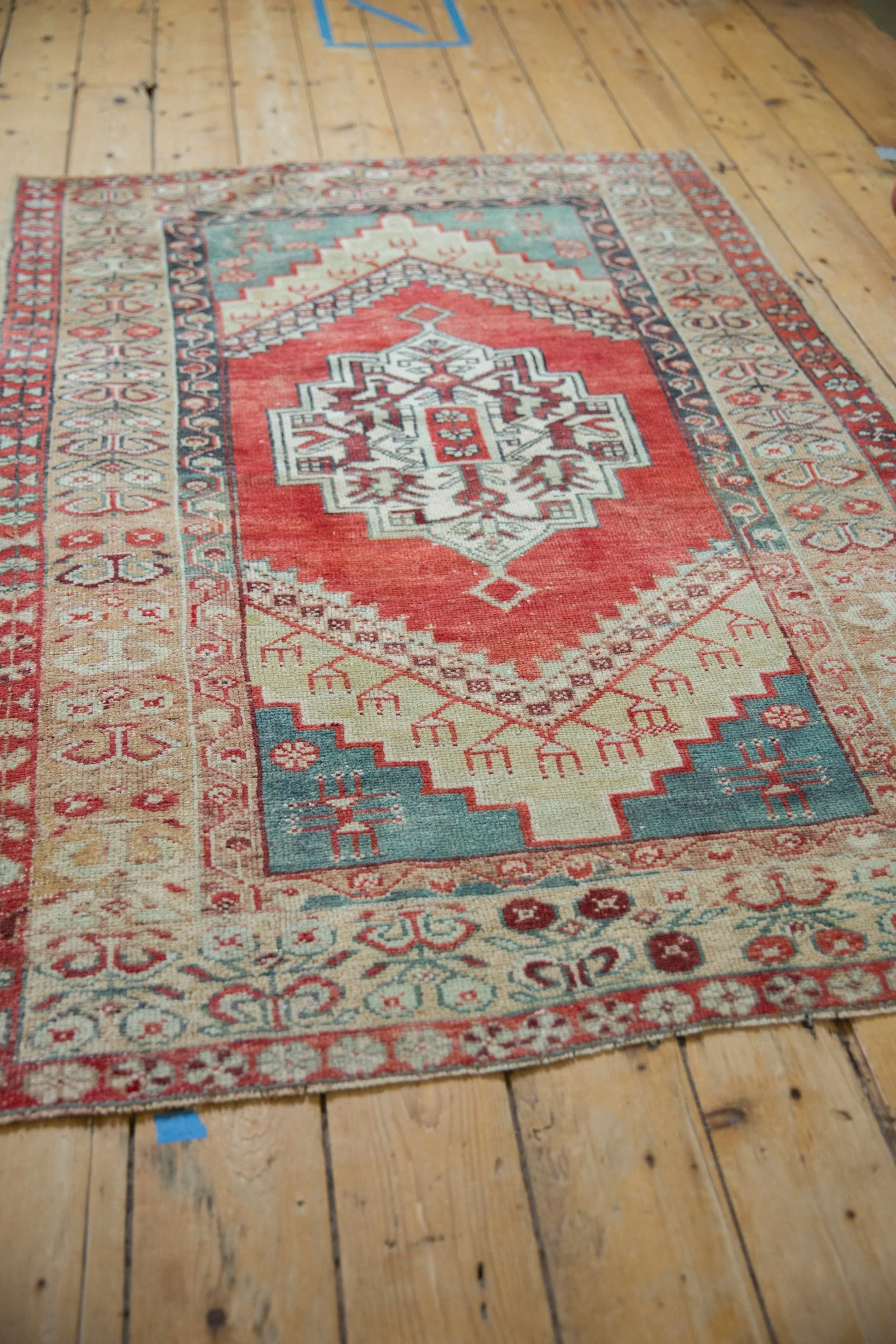 3.5x5.5 Vintage Distressed Anatolian Rug - Image 8
